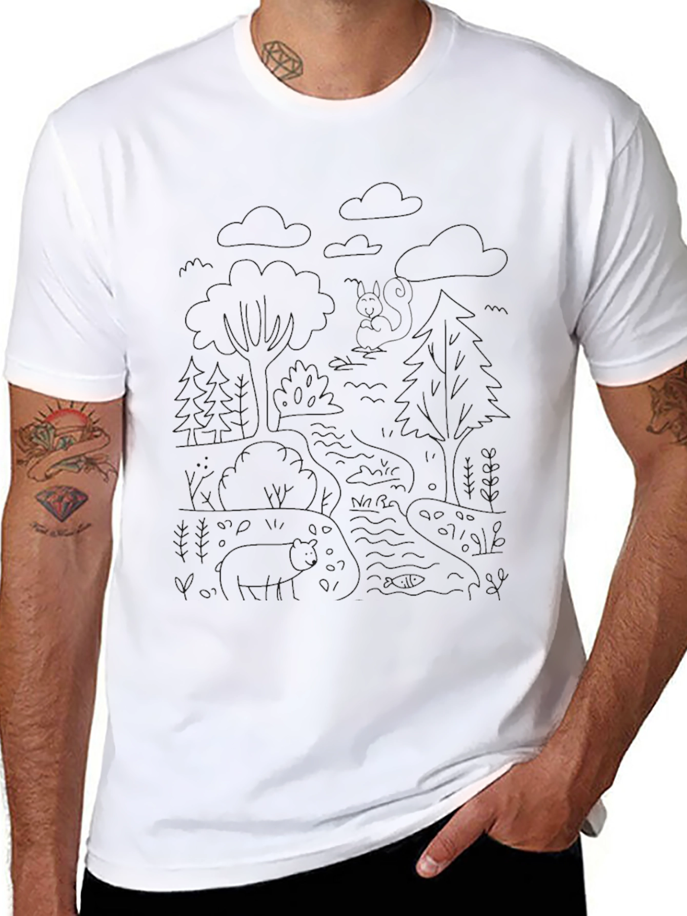 Classic Black Short Sleeve T-Shirt