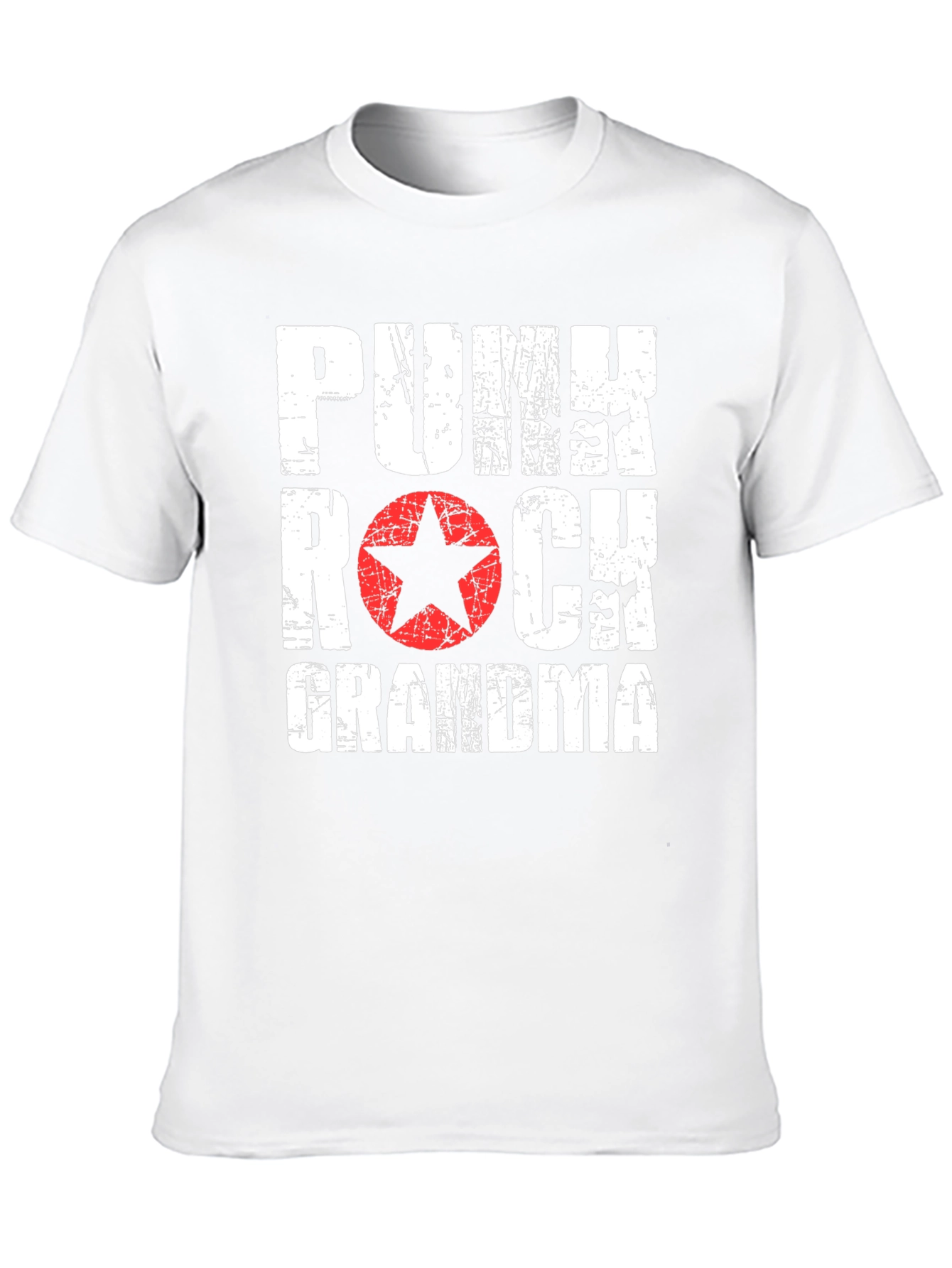 Punk Rock Grandma T-Shirt - Edgy Graphic Tee