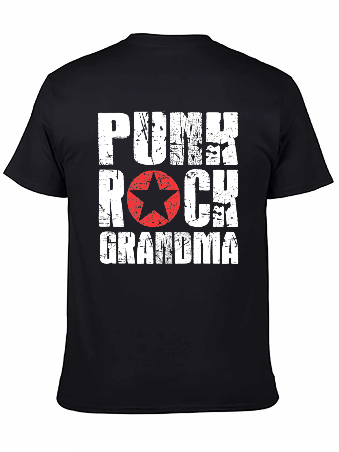 Punk Rock Grandma T-Shirt - Edgy Graphic Tee