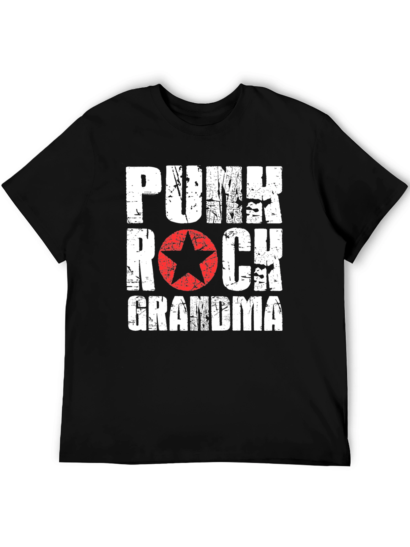 Punk Rock Grandma T-Shirt - Edgy Graphic Tee