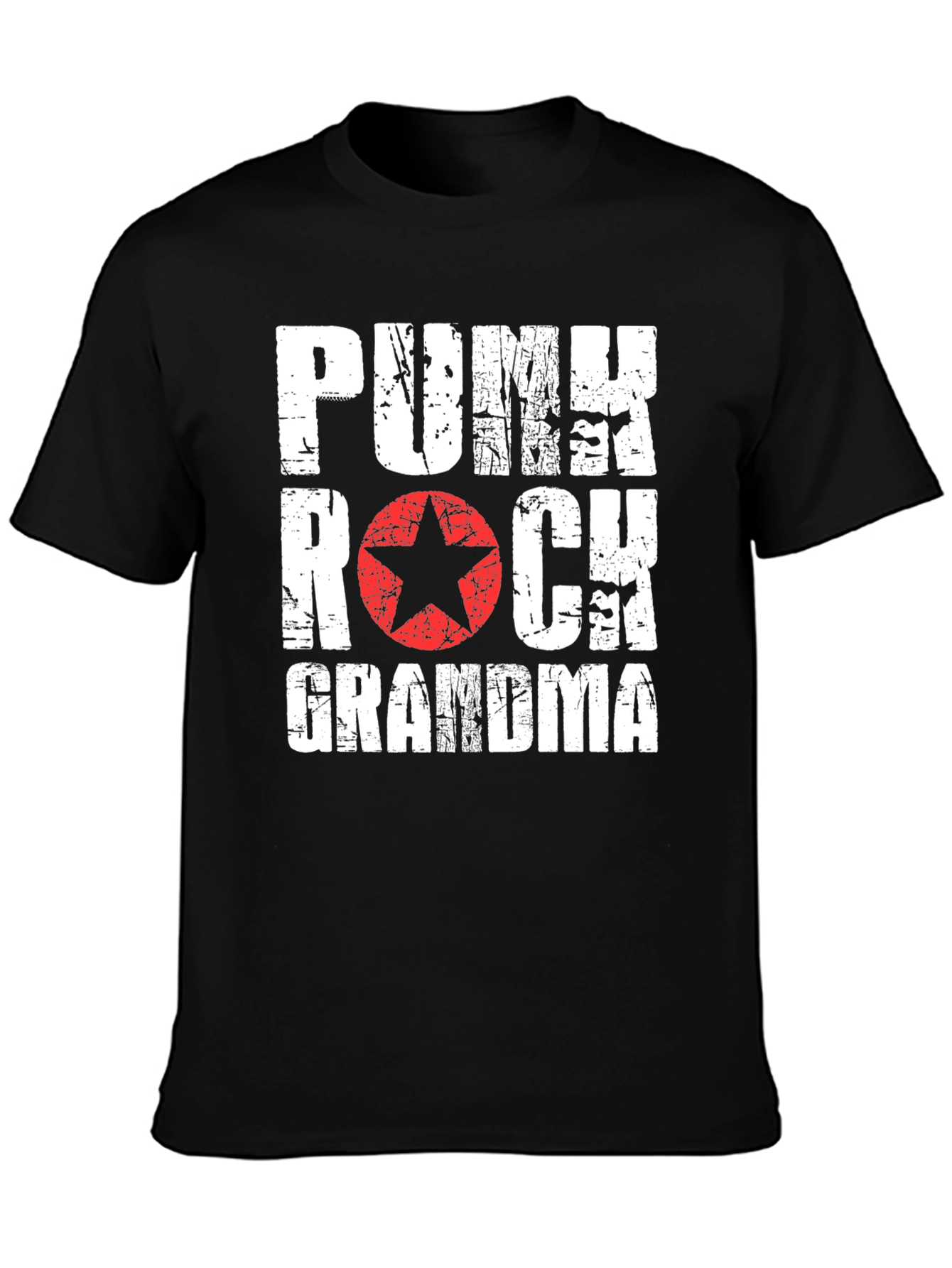 Punk Rock Grandma T-Shirt - Edgy Graphic Tee