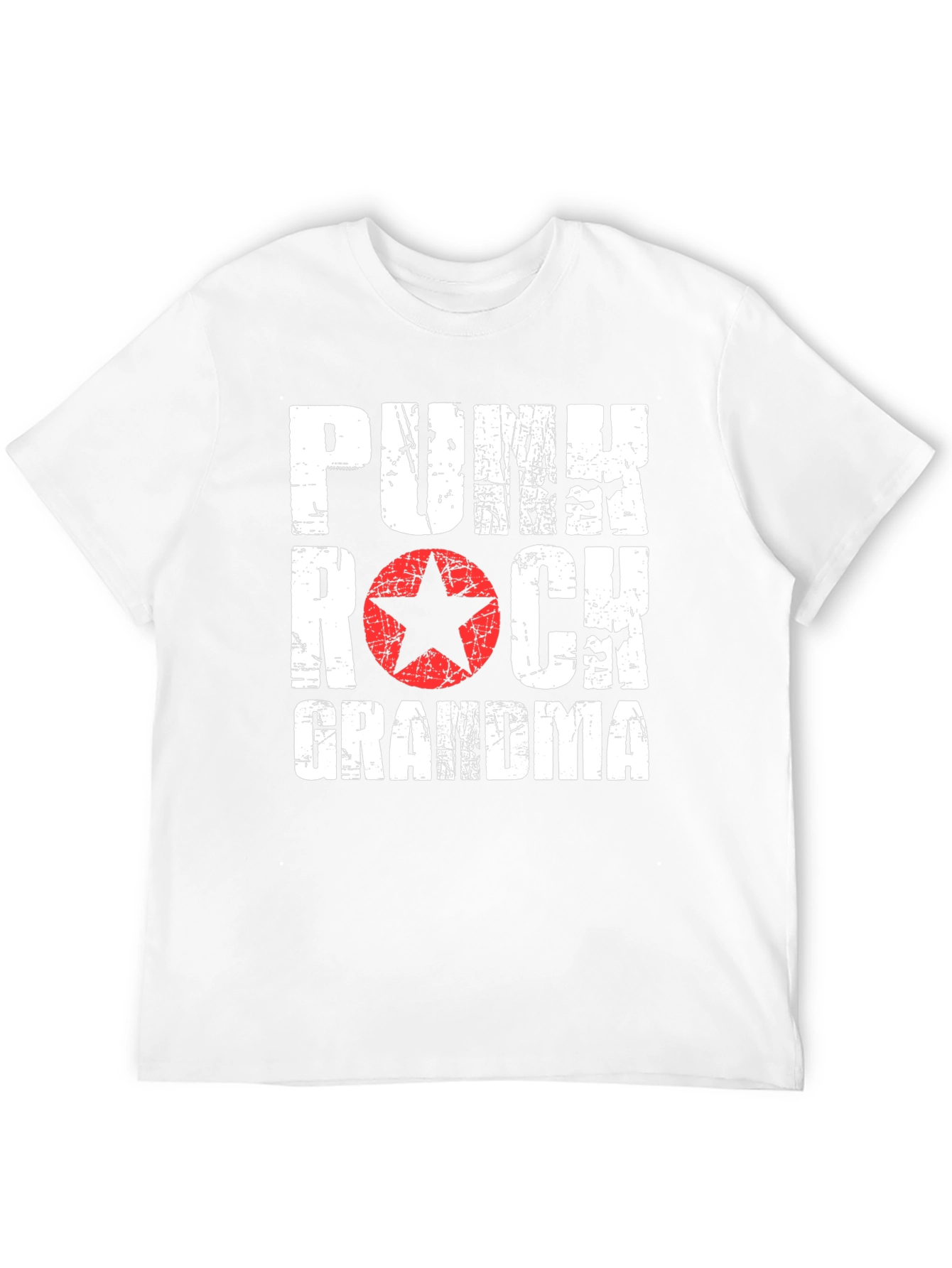 Punk Rock Grandma T-Shirt - Edgy Graphic Tee
