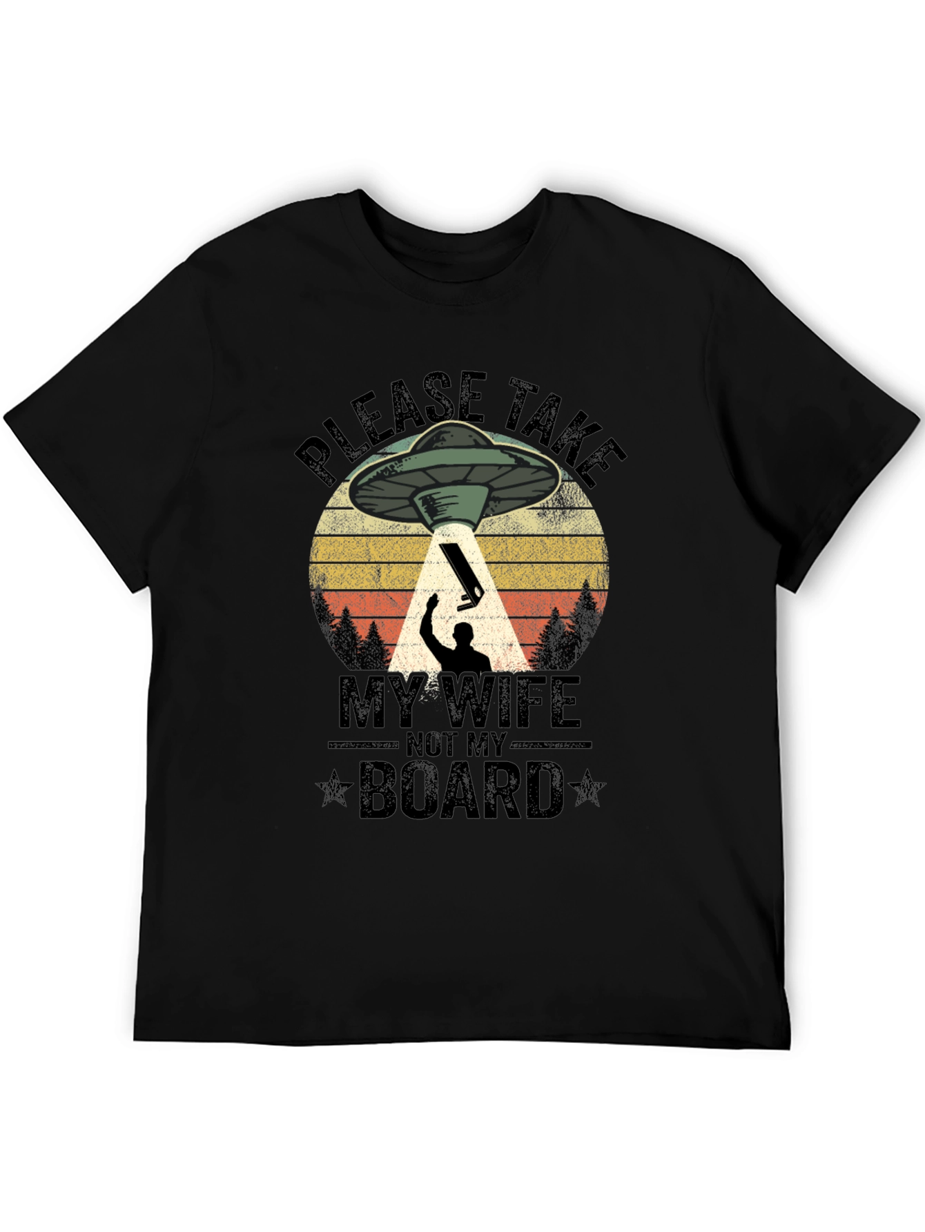 Funny Alien Abduction Graphic T-Shirt