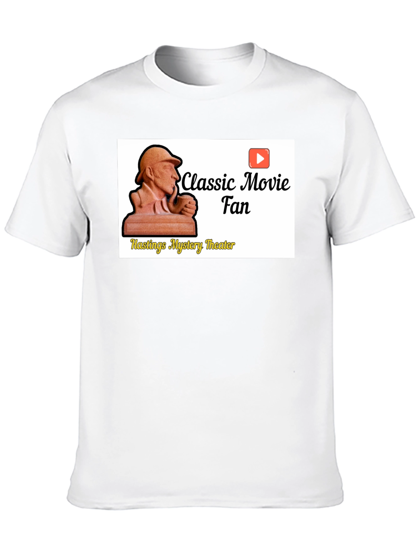 Classic Movie Fan Black T-Shirt