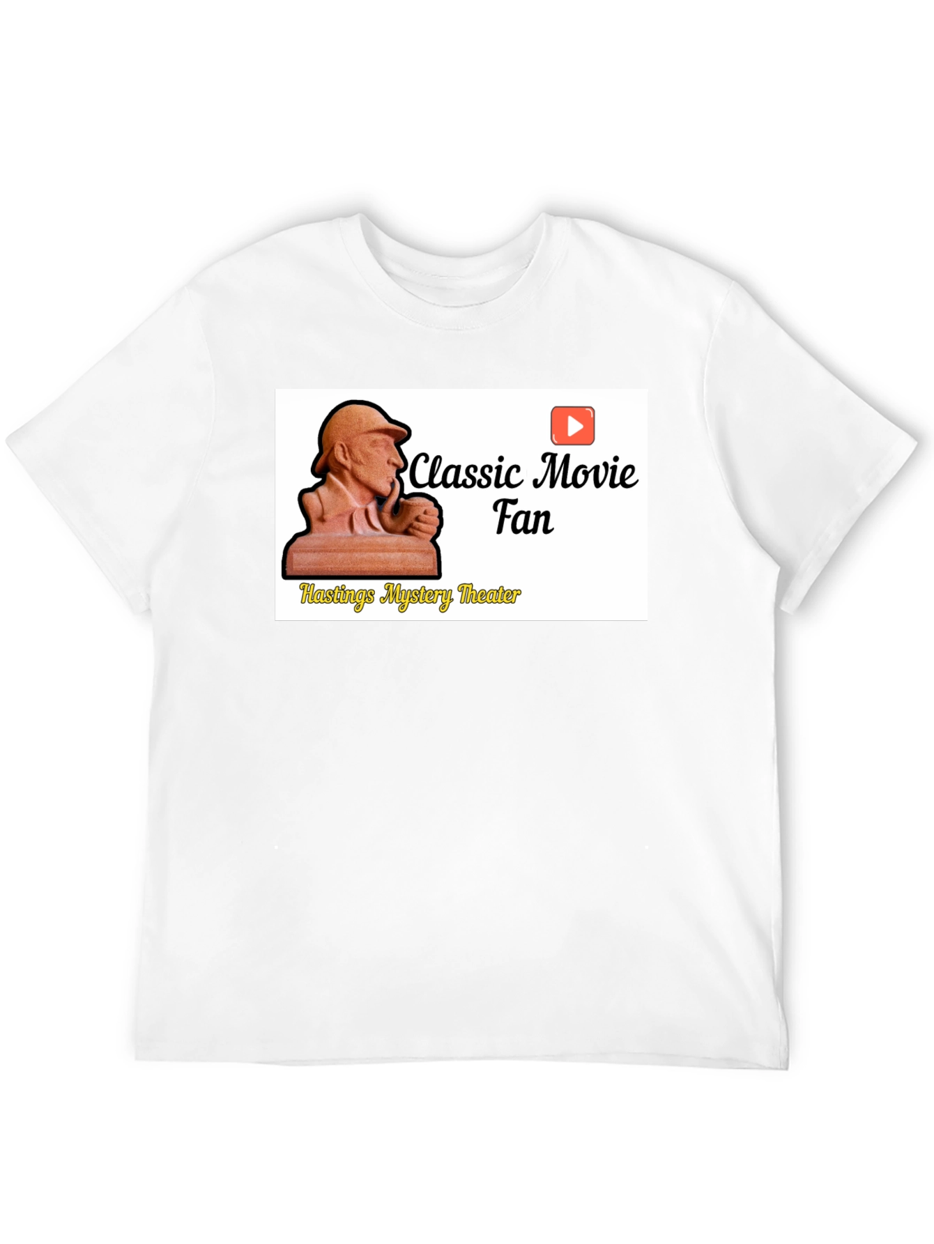 Classic Movie Fan Black T-Shirt