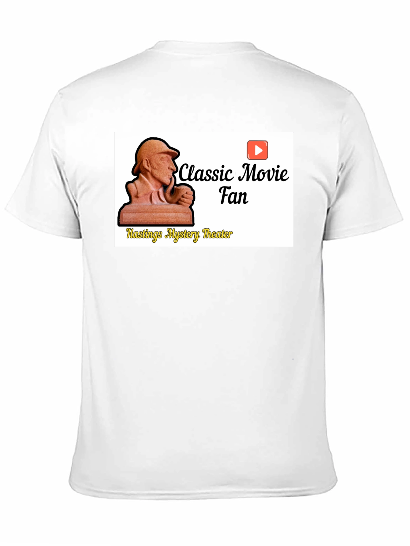 Classic Movie Fan Black T-Shirt