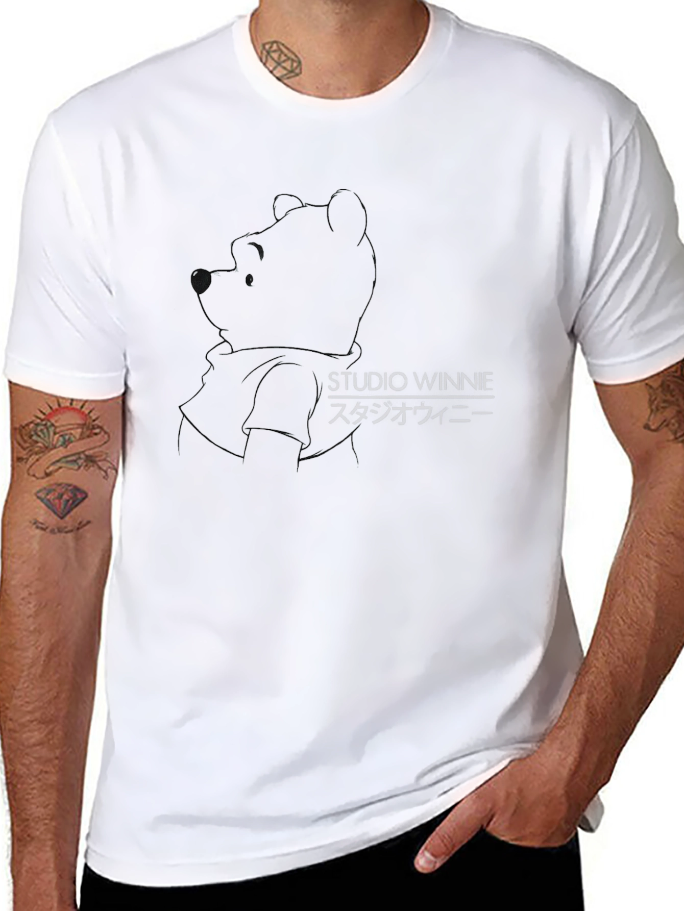 Studio Winnie Graphic Tee - Classic Black