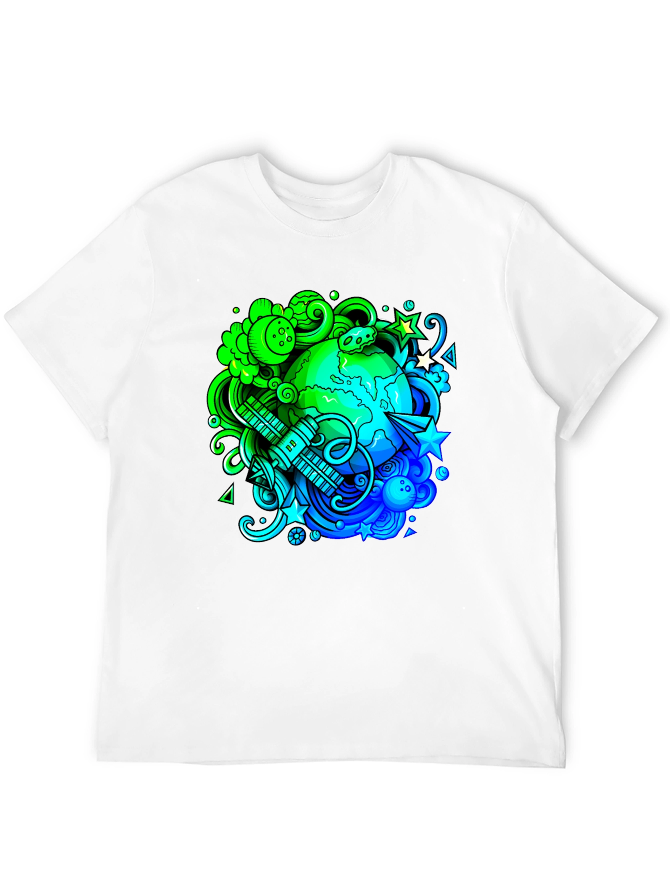 Eco Earth Graphic Black T-Shirt