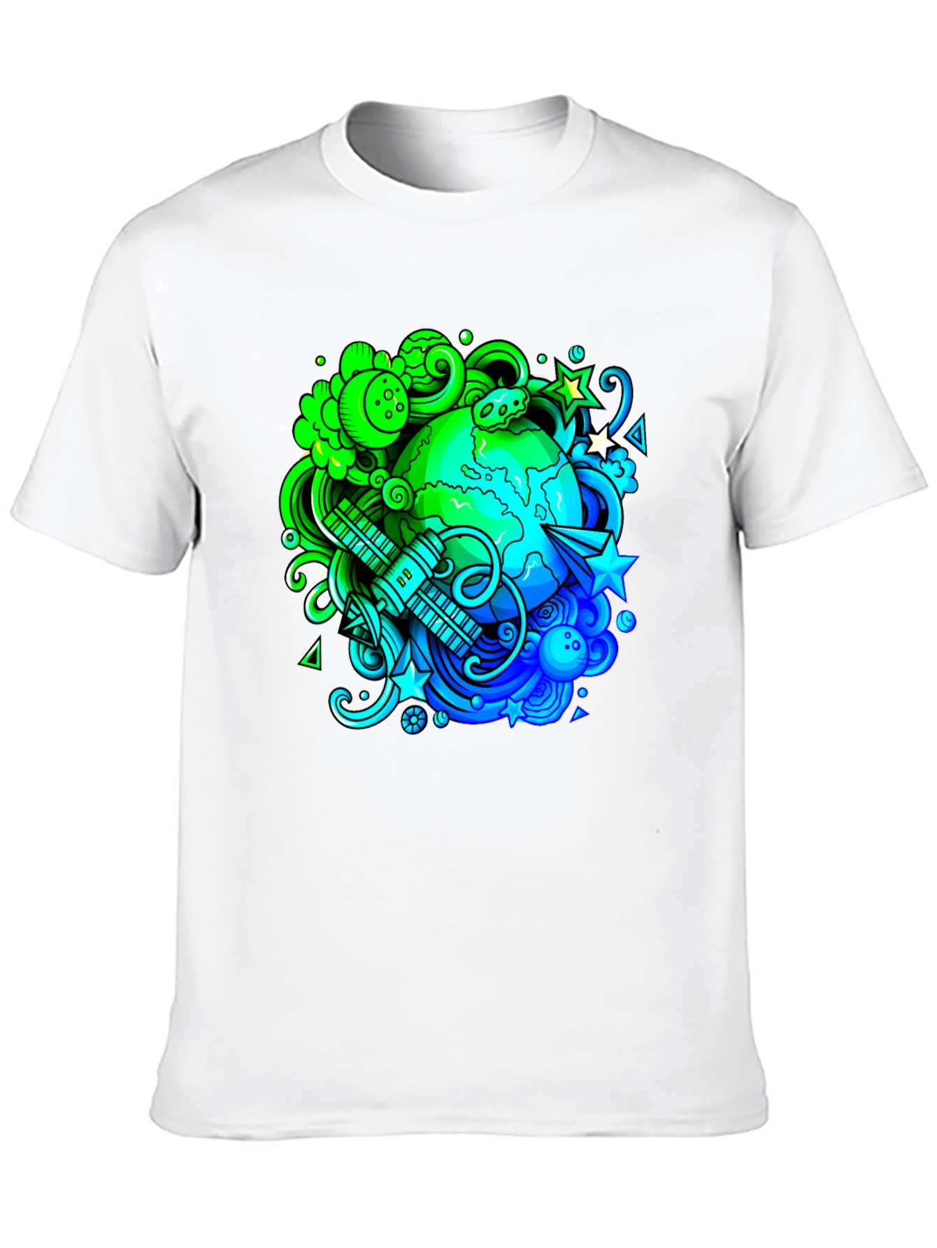 Eco Earth Graphic Black T-Shirt