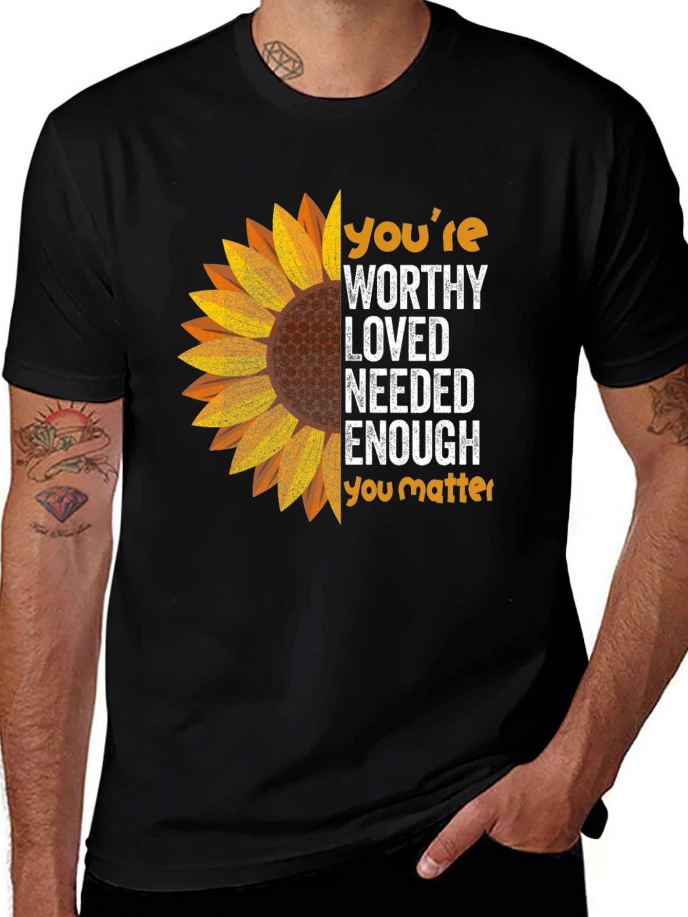 Sunflower Positive Affirmation T-Shirt