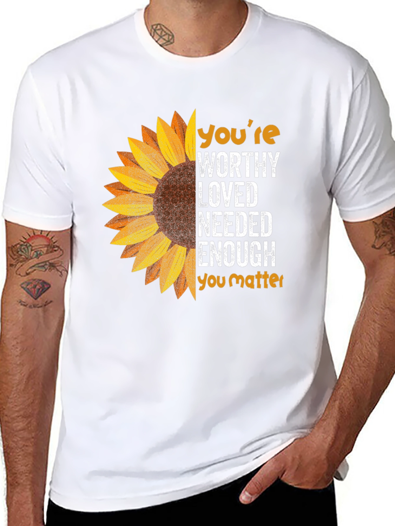 Sunflower Positive Affirmation T-Shirt