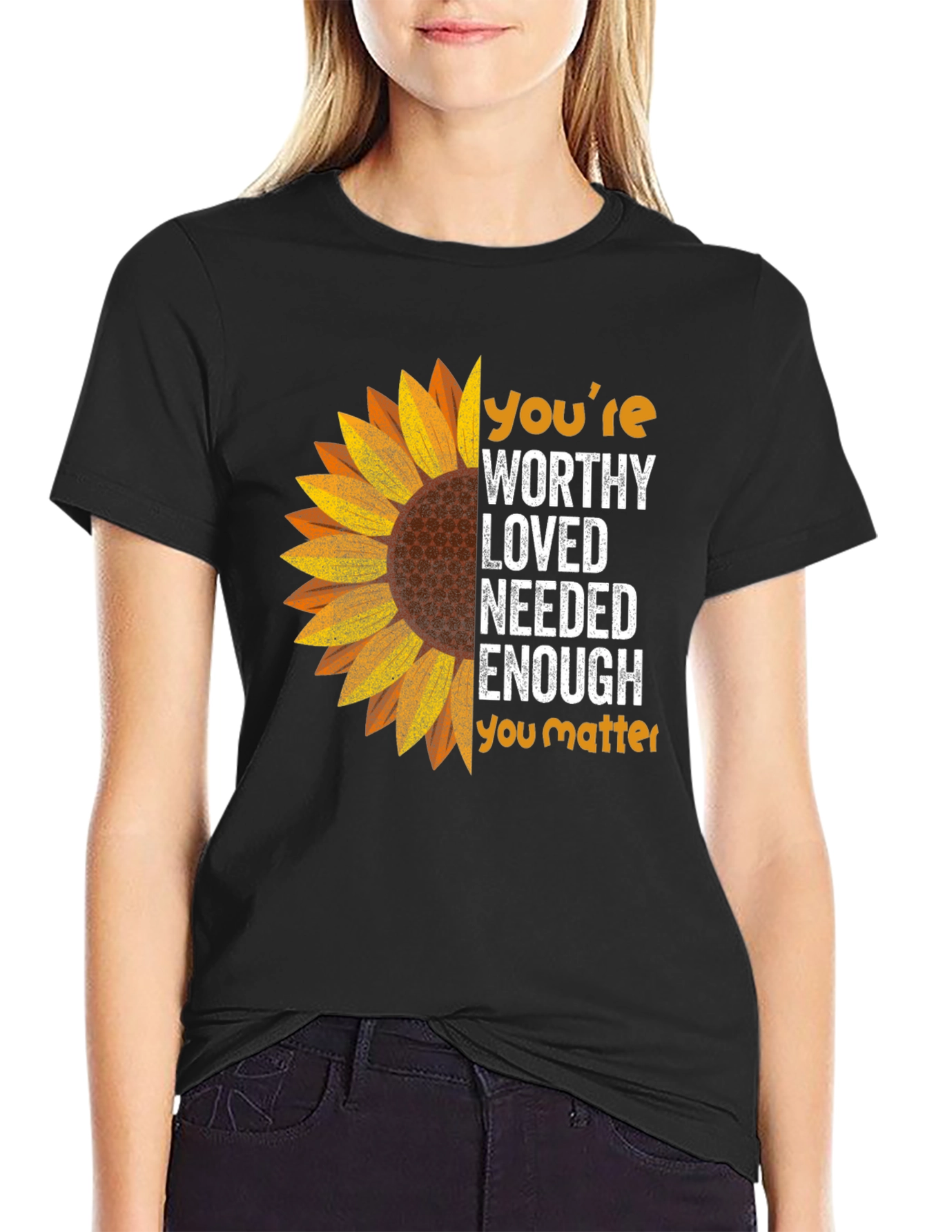 Sunflower Positive Affirmation T-Shirt