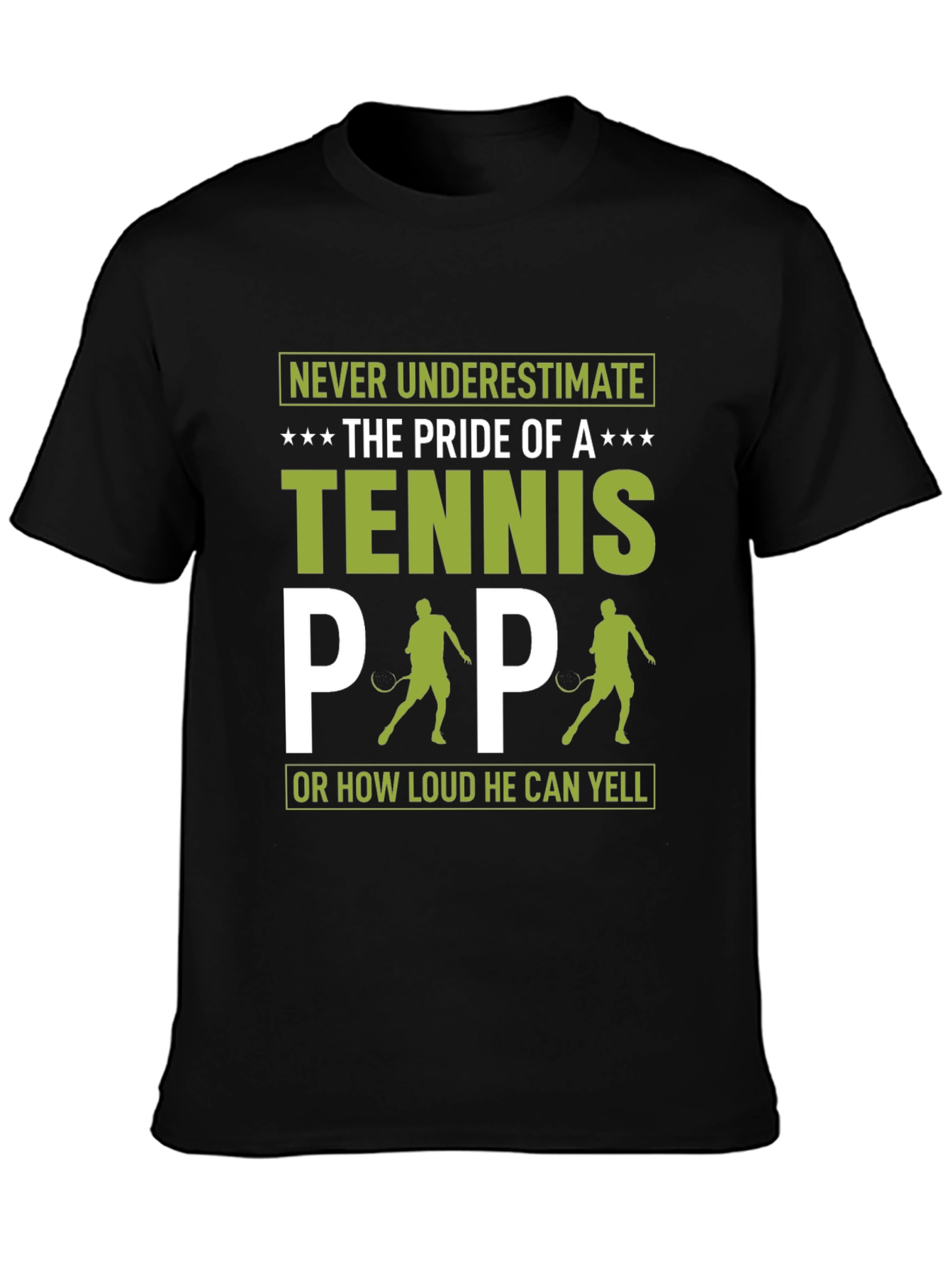 Tennis Papa T-Shirt - Pride of a Tennis Dad