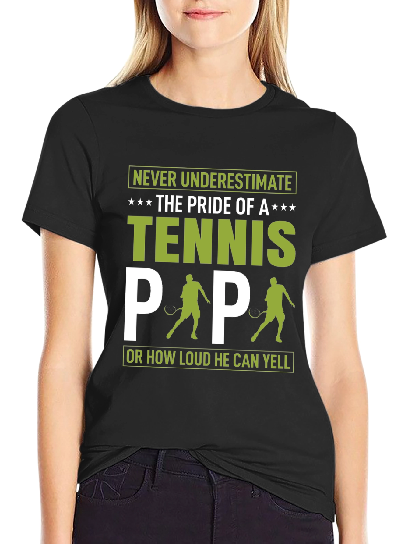 Tennis Papa T-Shirt - Pride of a Tennis Dad