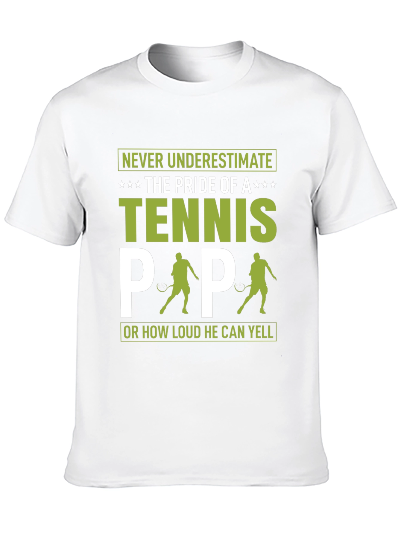 Tennis Papa T-Shirt - Pride of a Tennis Dad