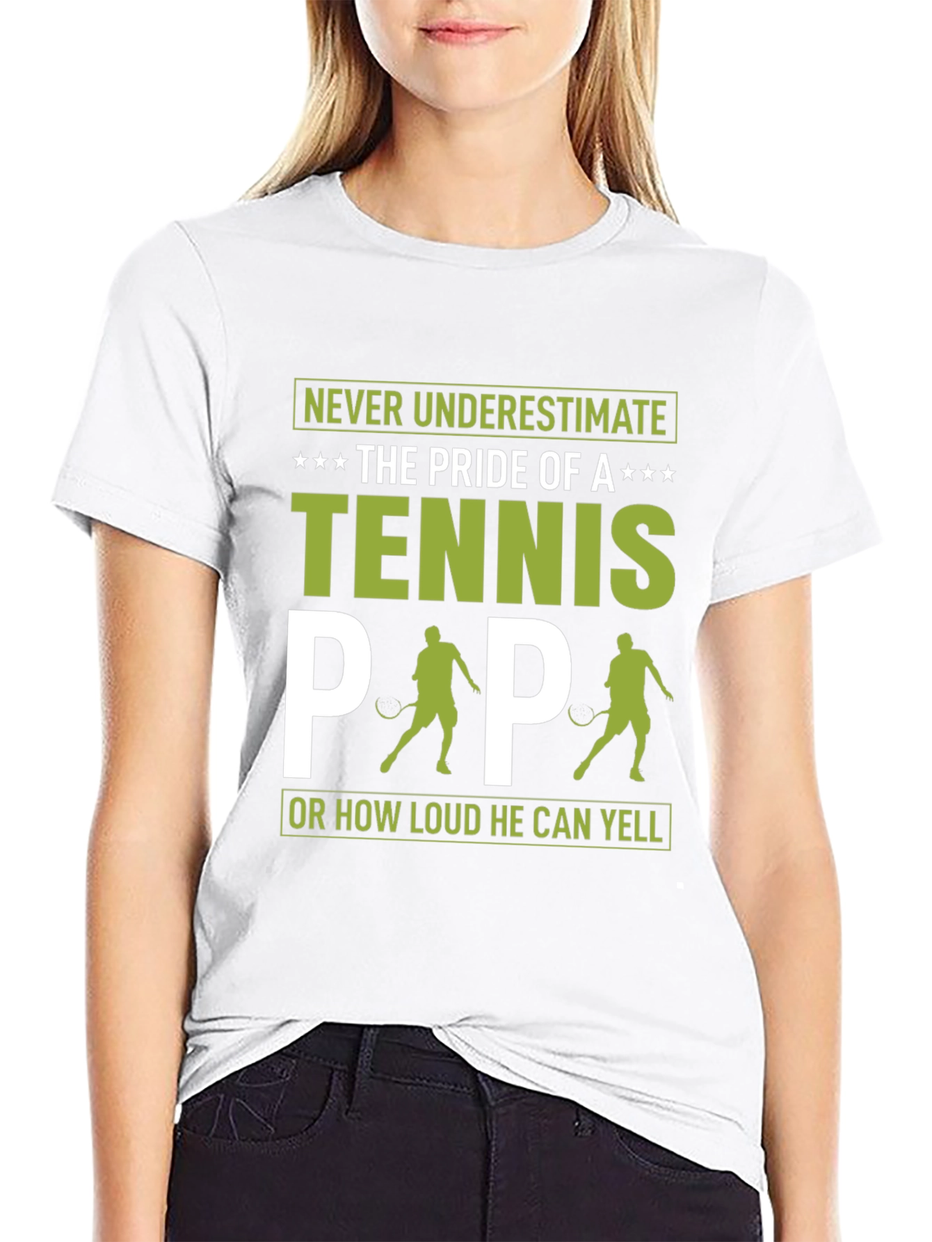 Tennis Papa T-Shirt - Pride of a Tennis Dad
