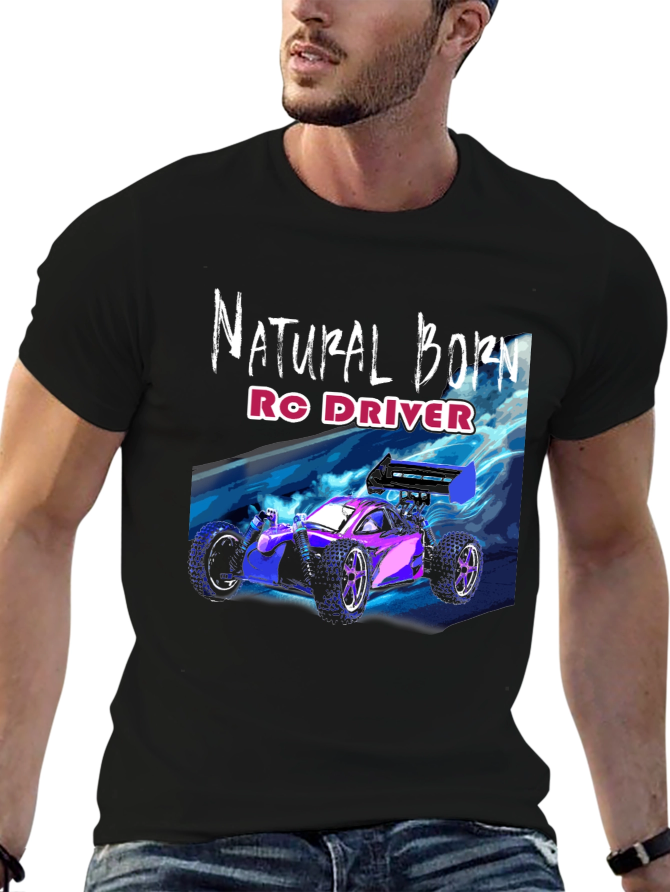 Natural Born RC Driver Graphic Tee