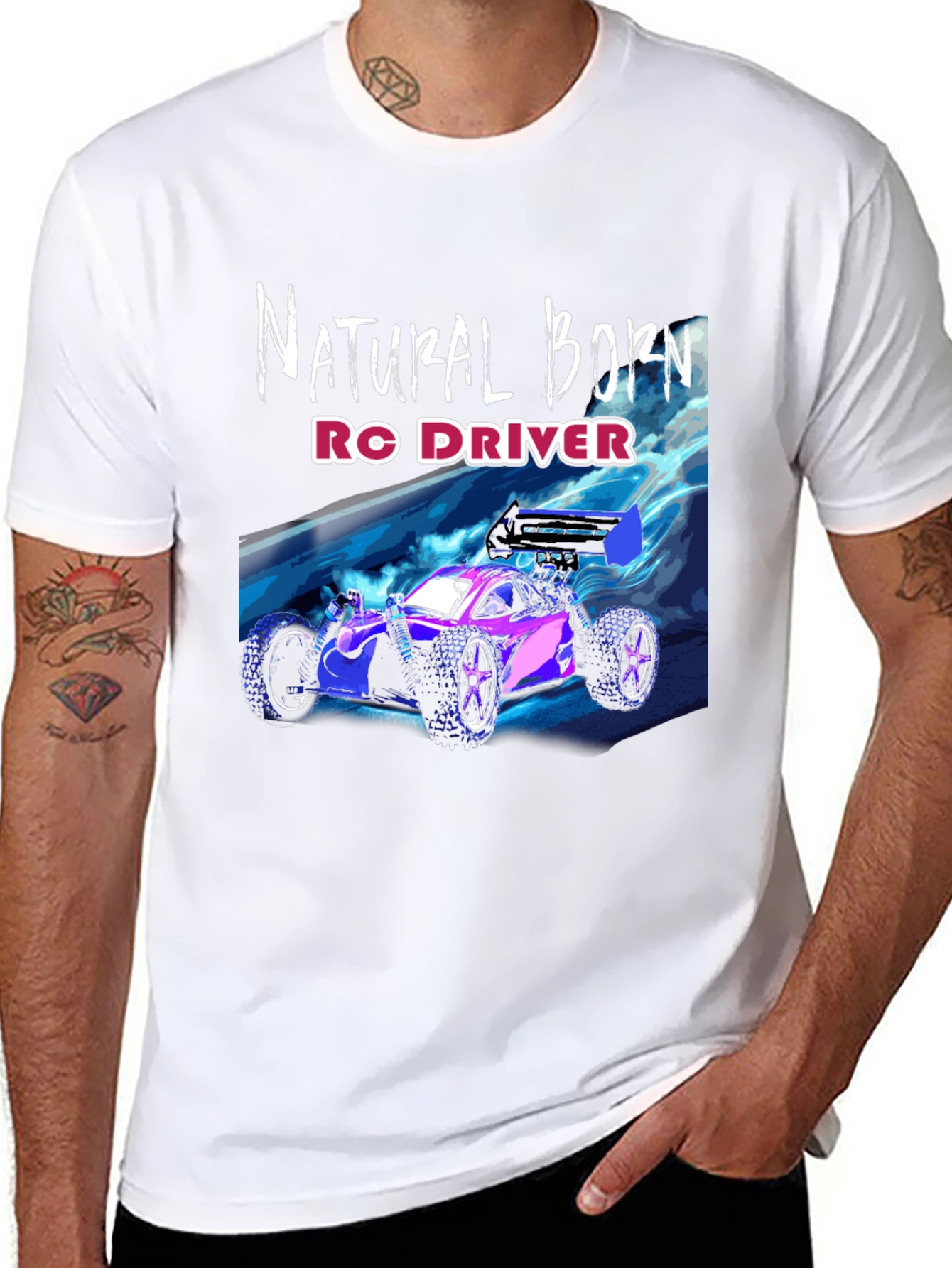 Natural Born RC Driver Graphic Tee