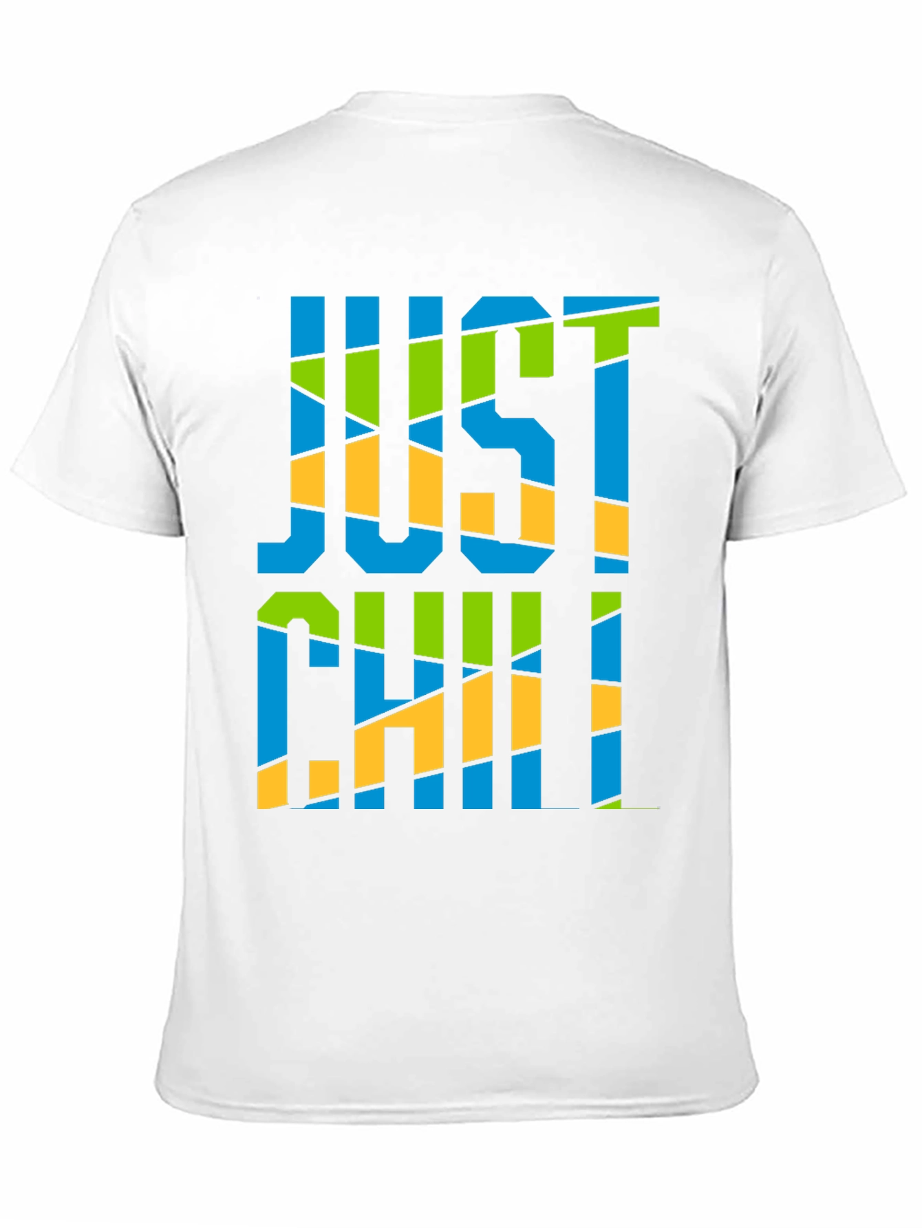 Just Chill Graphic Print Black T-Shirt