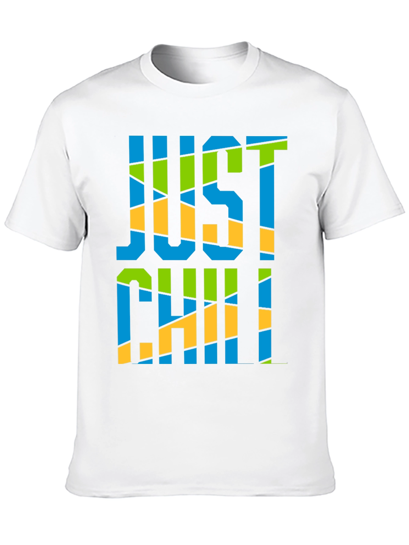 Just Chill Graphic Print Black T-Shirt