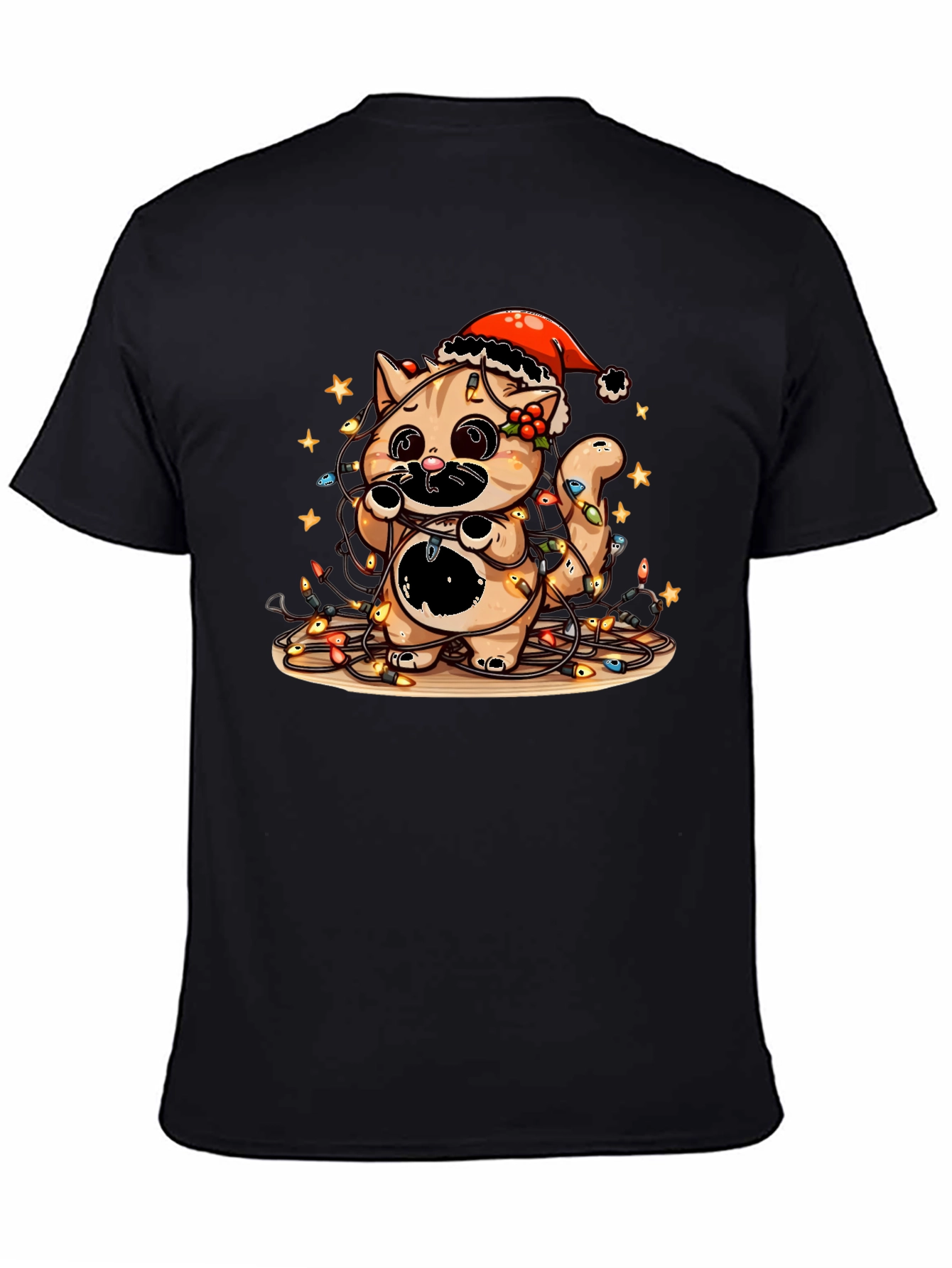 Cute Christmas Cat T-Shirt