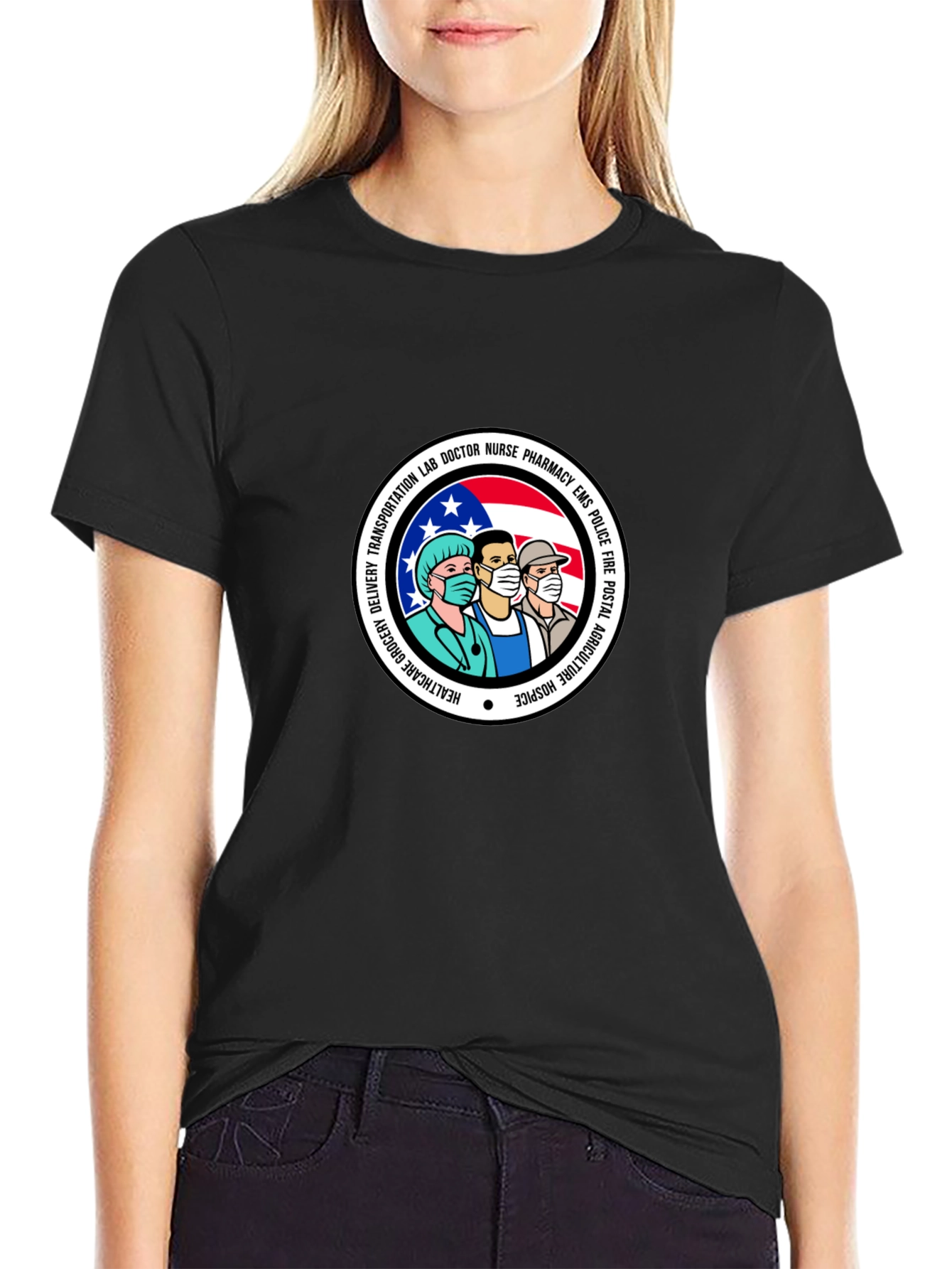 Essential Workers Graphic T-Shirt