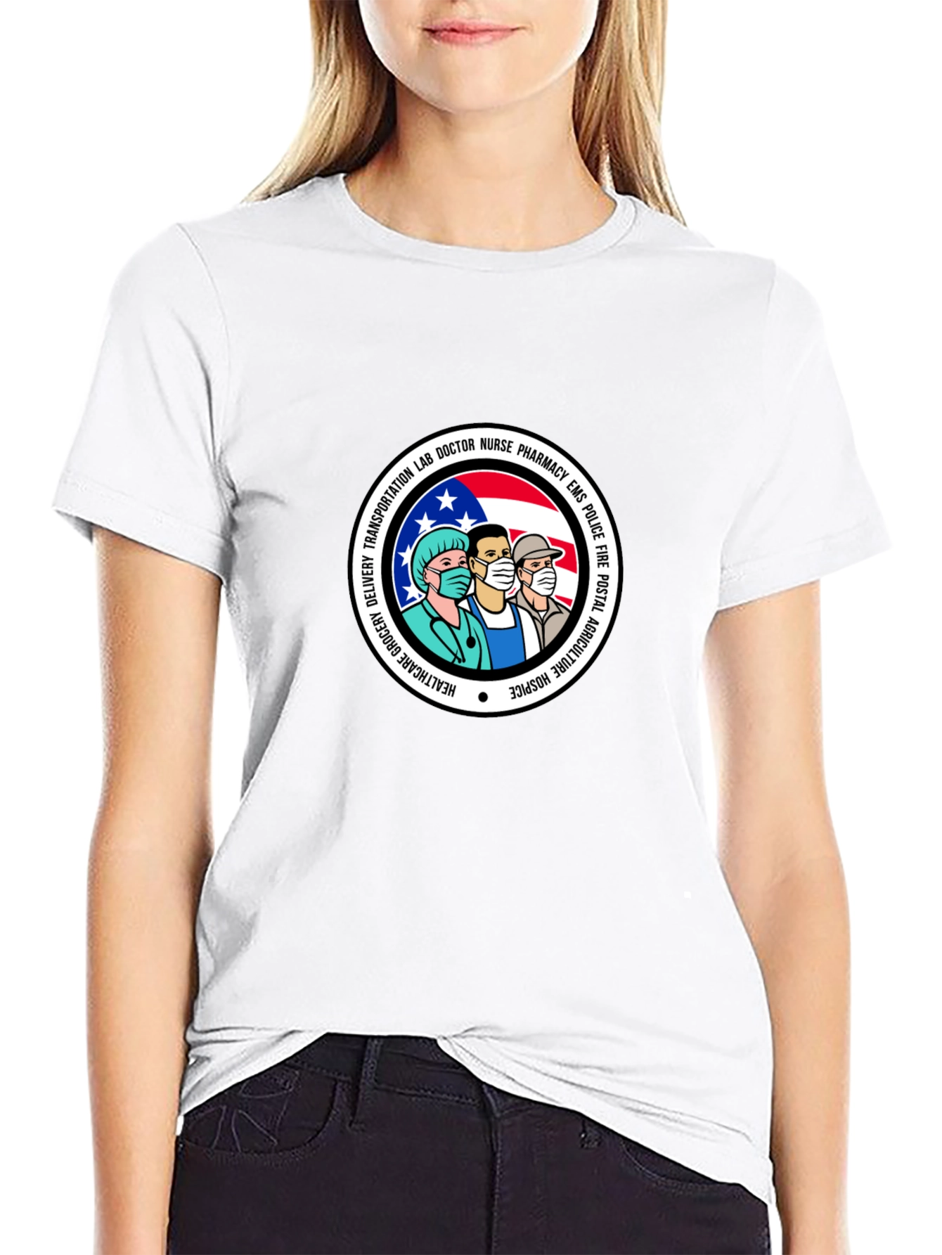 Essential Workers Graphic T-Shirt