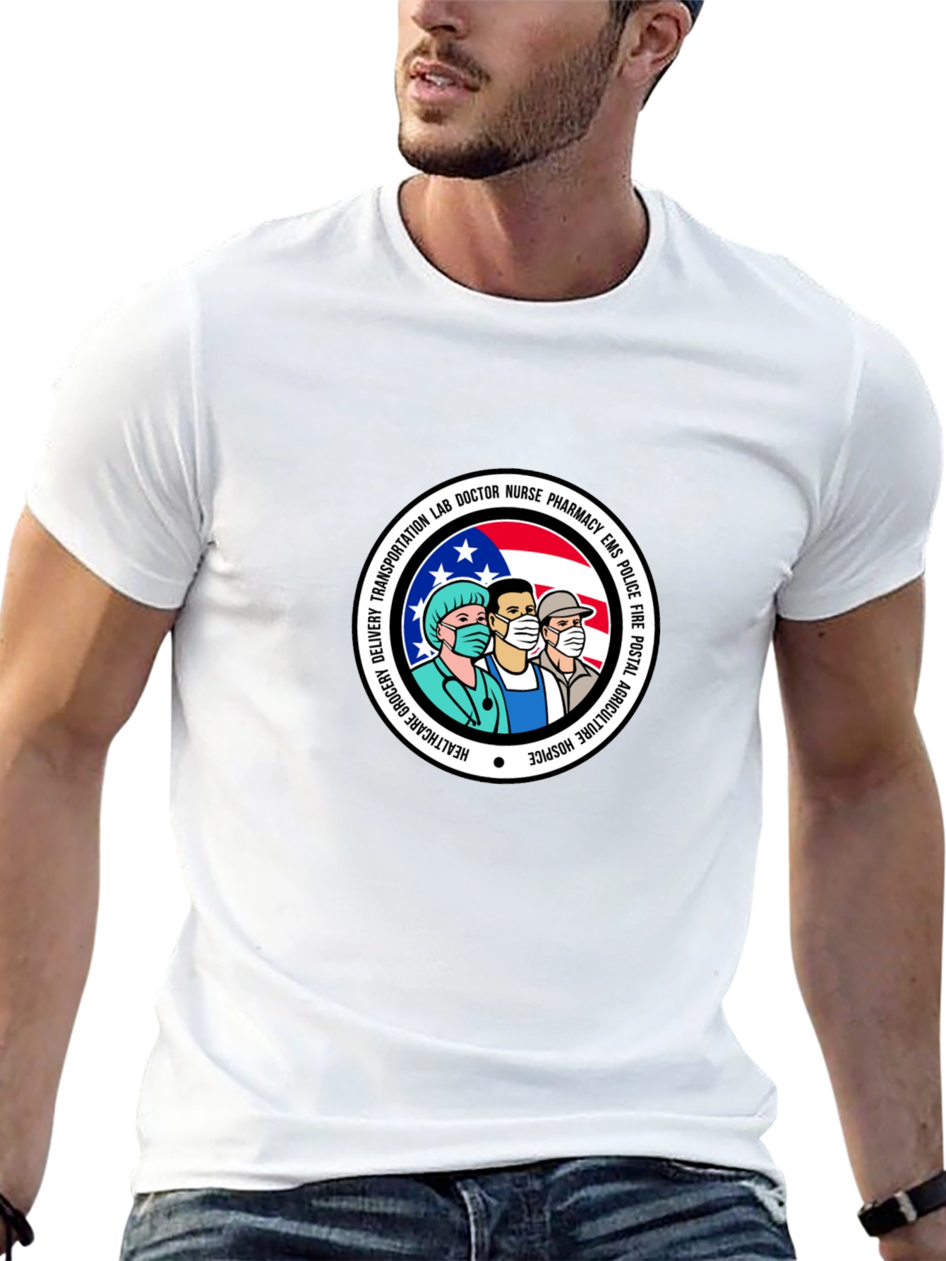Essential Workers Graphic T-Shirt