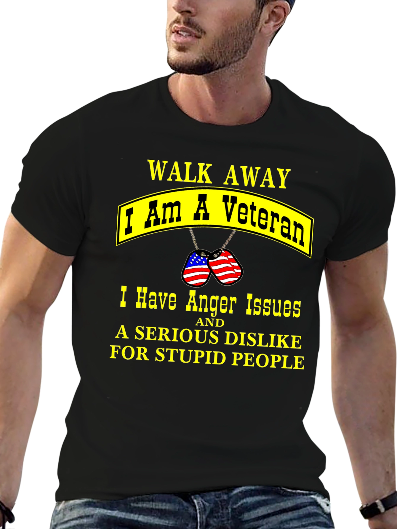Veteran Anger Issues Graphic T-Shirt