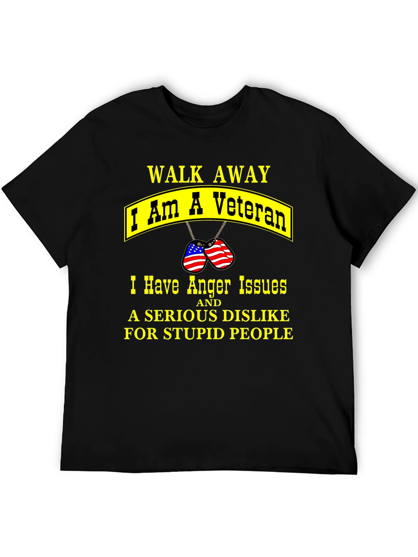 Veteran Anger Issues Graphic T-Shirt