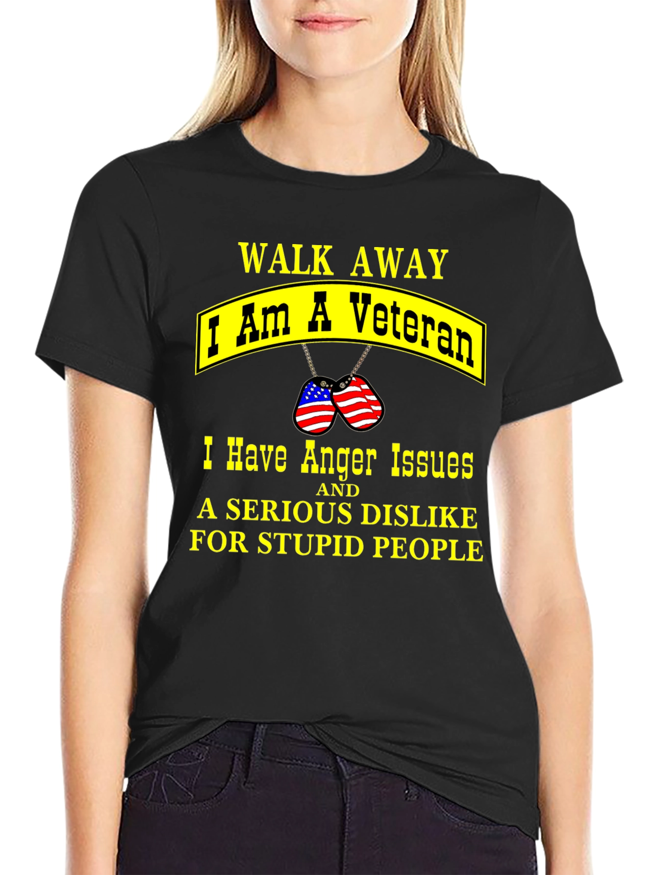 Veteran Anger Issues Graphic T-Shirt