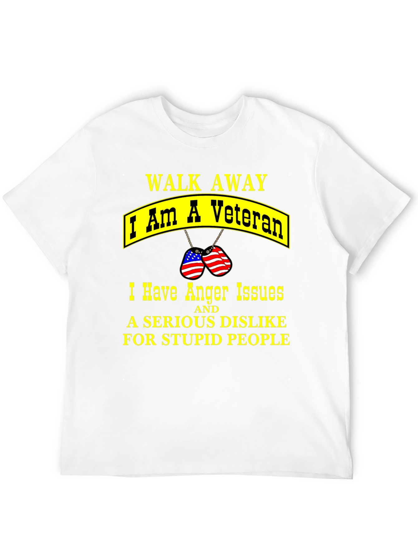 Veteran Anger Issues Graphic T-Shirt
