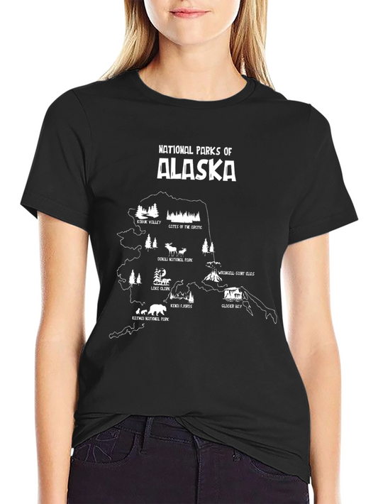 Alaska National Parks Graphic T-Shirt