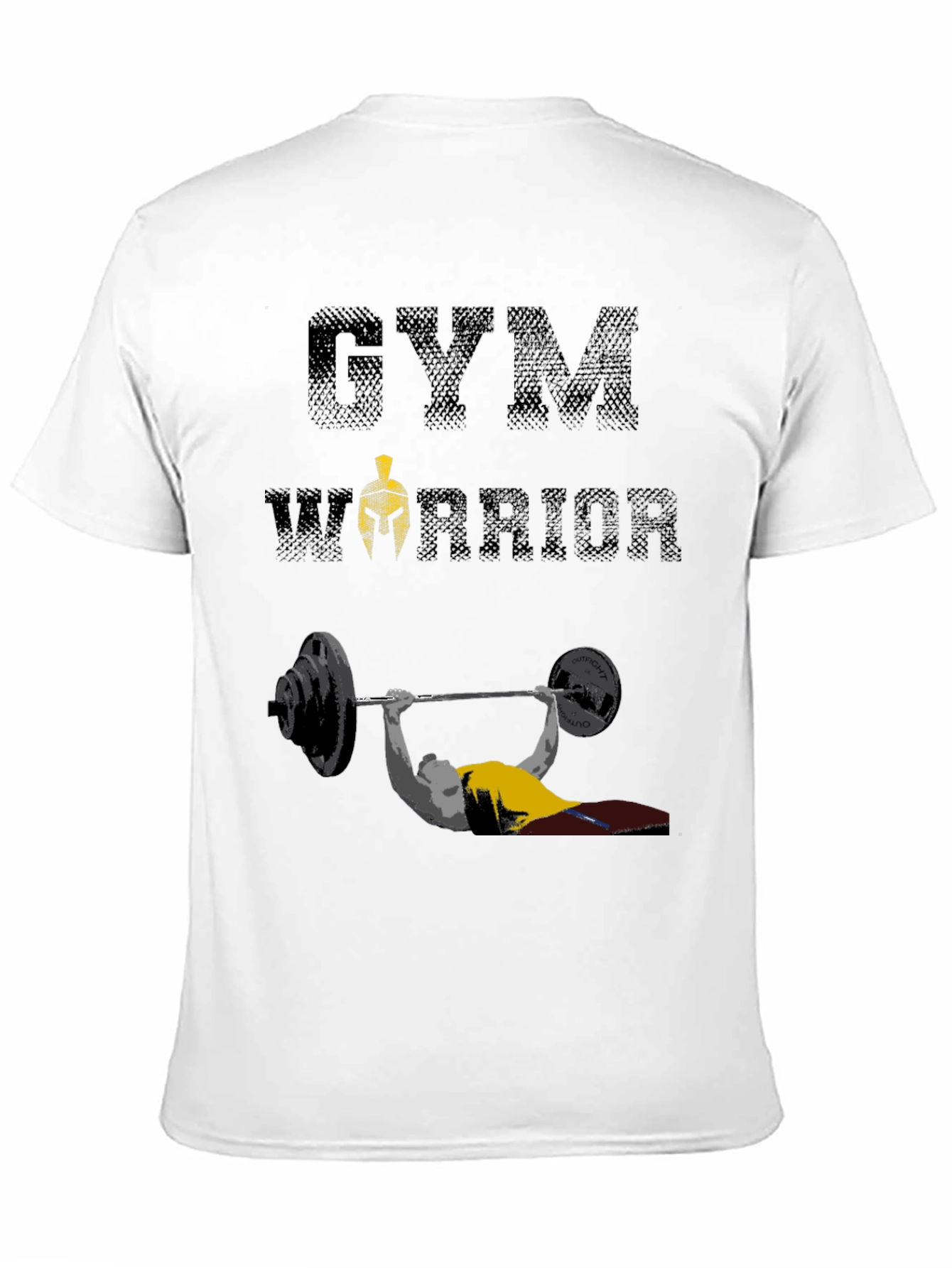 Gym Warrior T-Shirt: Weightlifting Spartan Design