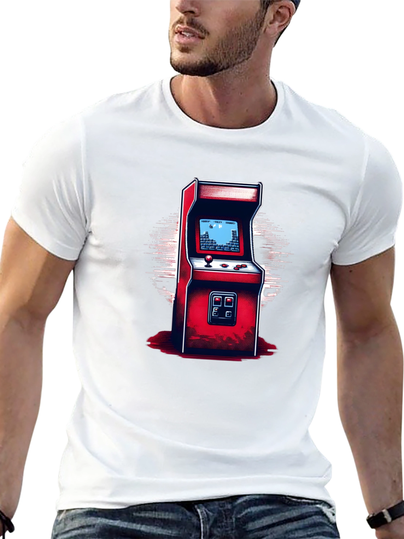 Retro Arcade T-Shirt - Gamer Style
