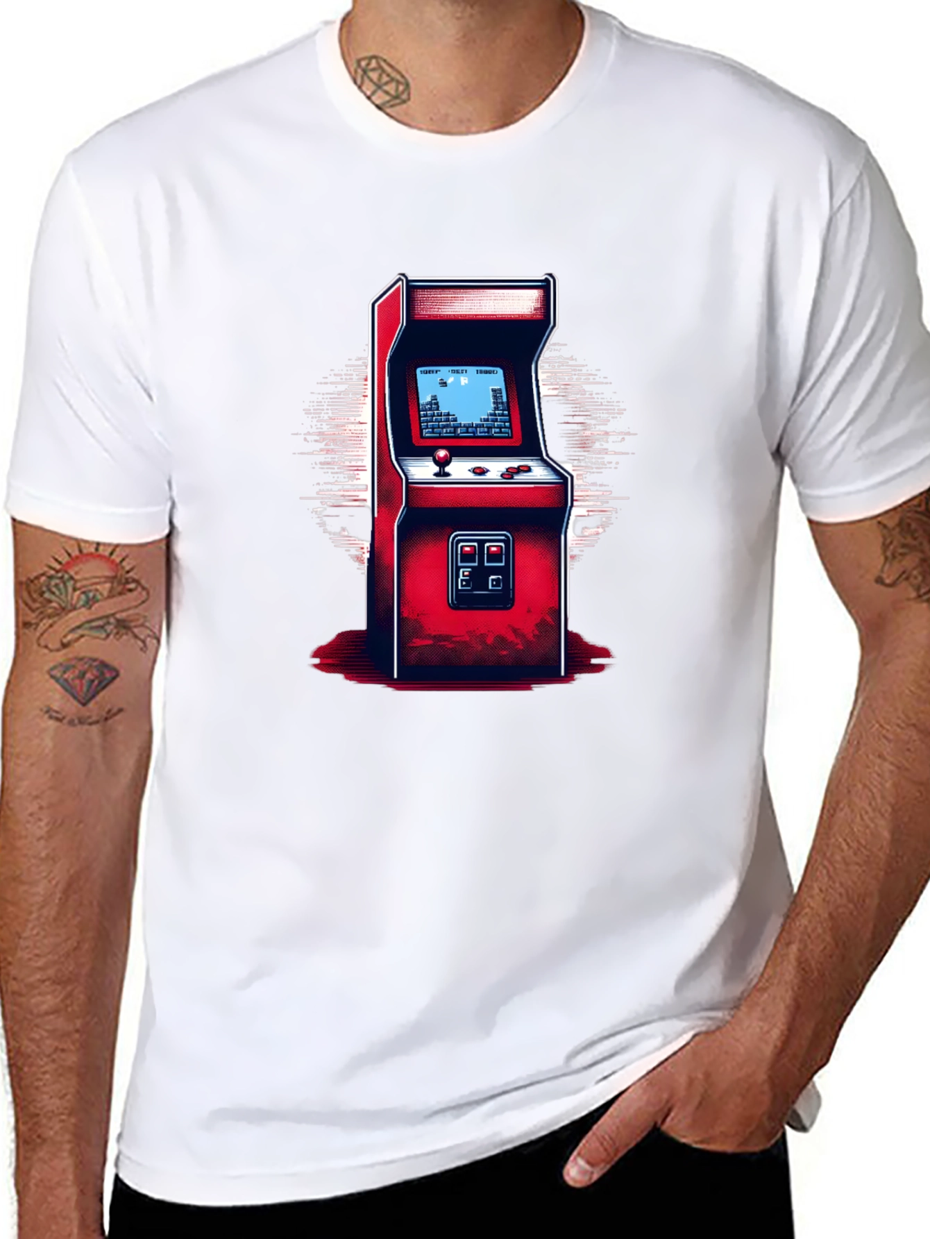 Retro Arcade T-Shirt - Gamer Style