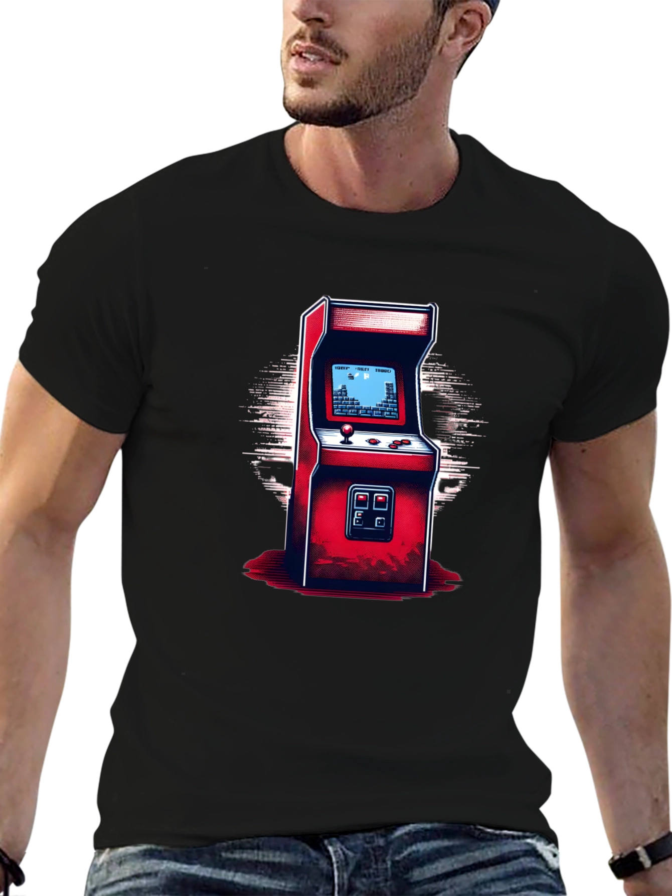 Retro Arcade T-Shirt - Gamer Style