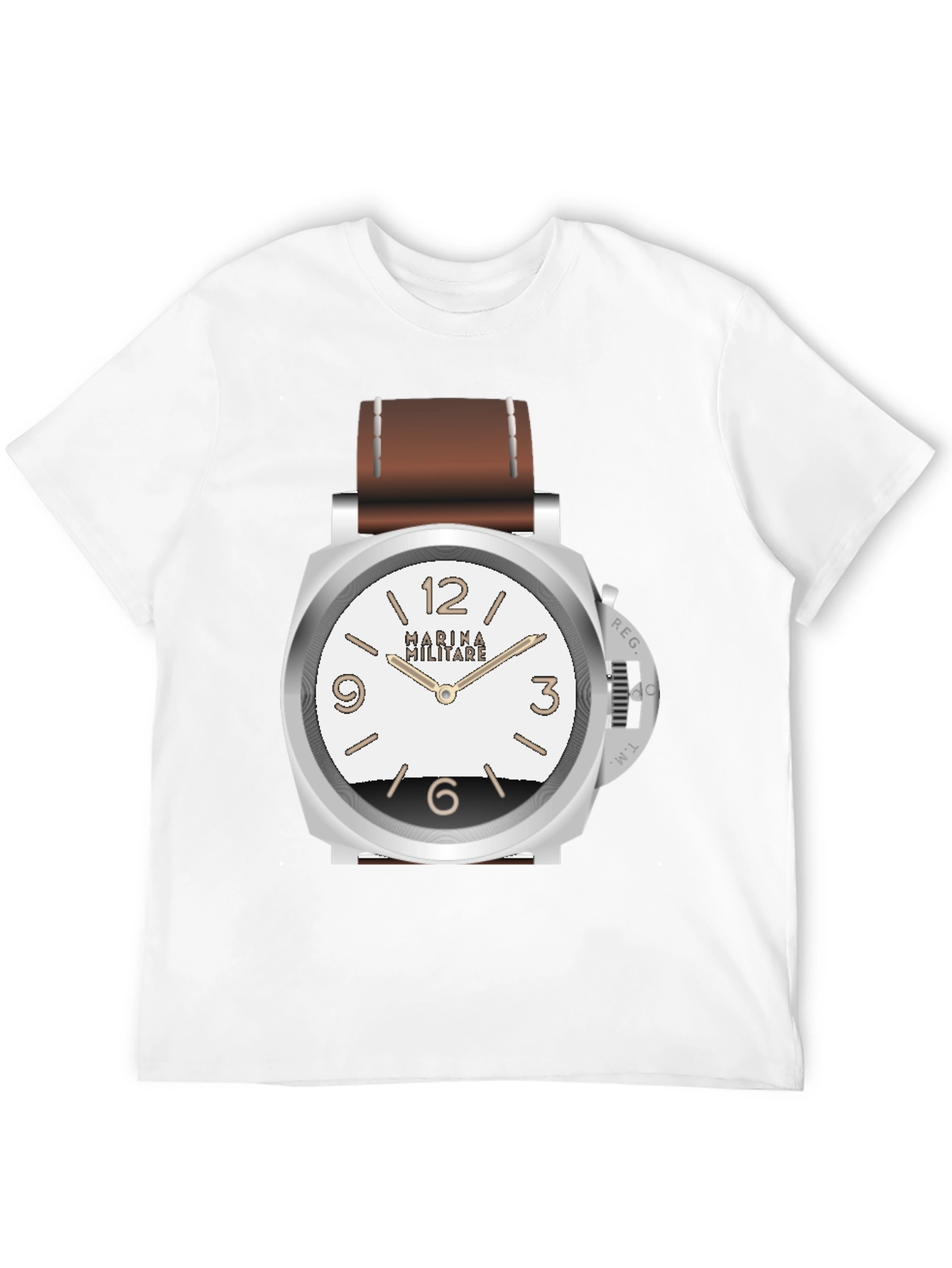 Statement Watch Graphic T-Shirt - Black Casual Tee