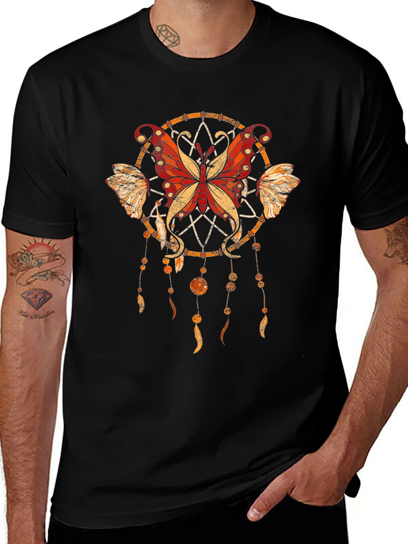 Butterfly Dreamcatcher Graphic T-Shirt