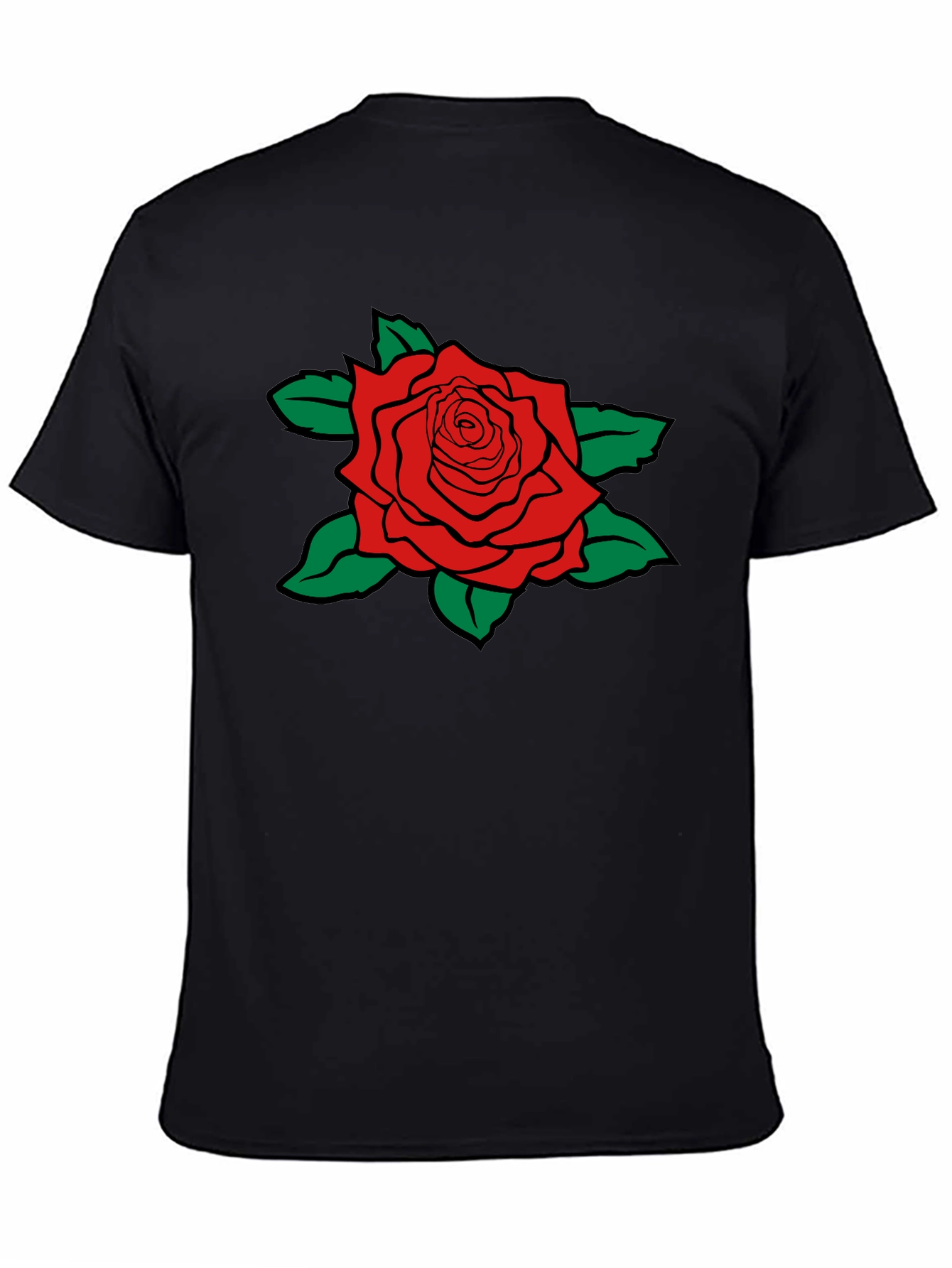 Red Rose Graphic Print T-Shirt