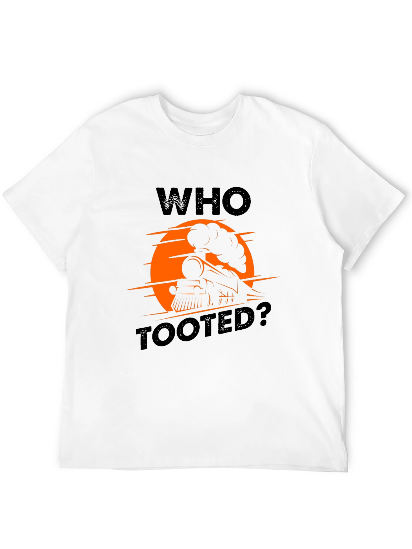 Who Tooted? Train Graphic T-Shirt