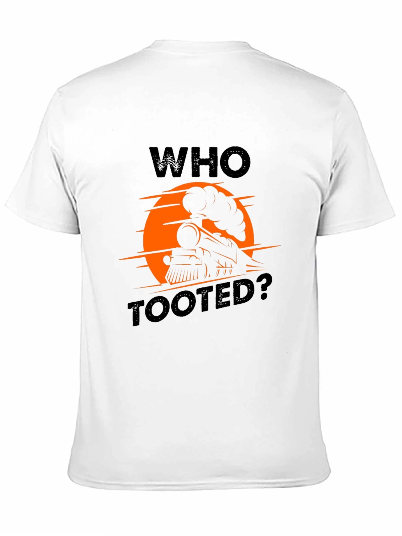 Who Tooted? Train Graphic T-Shirt