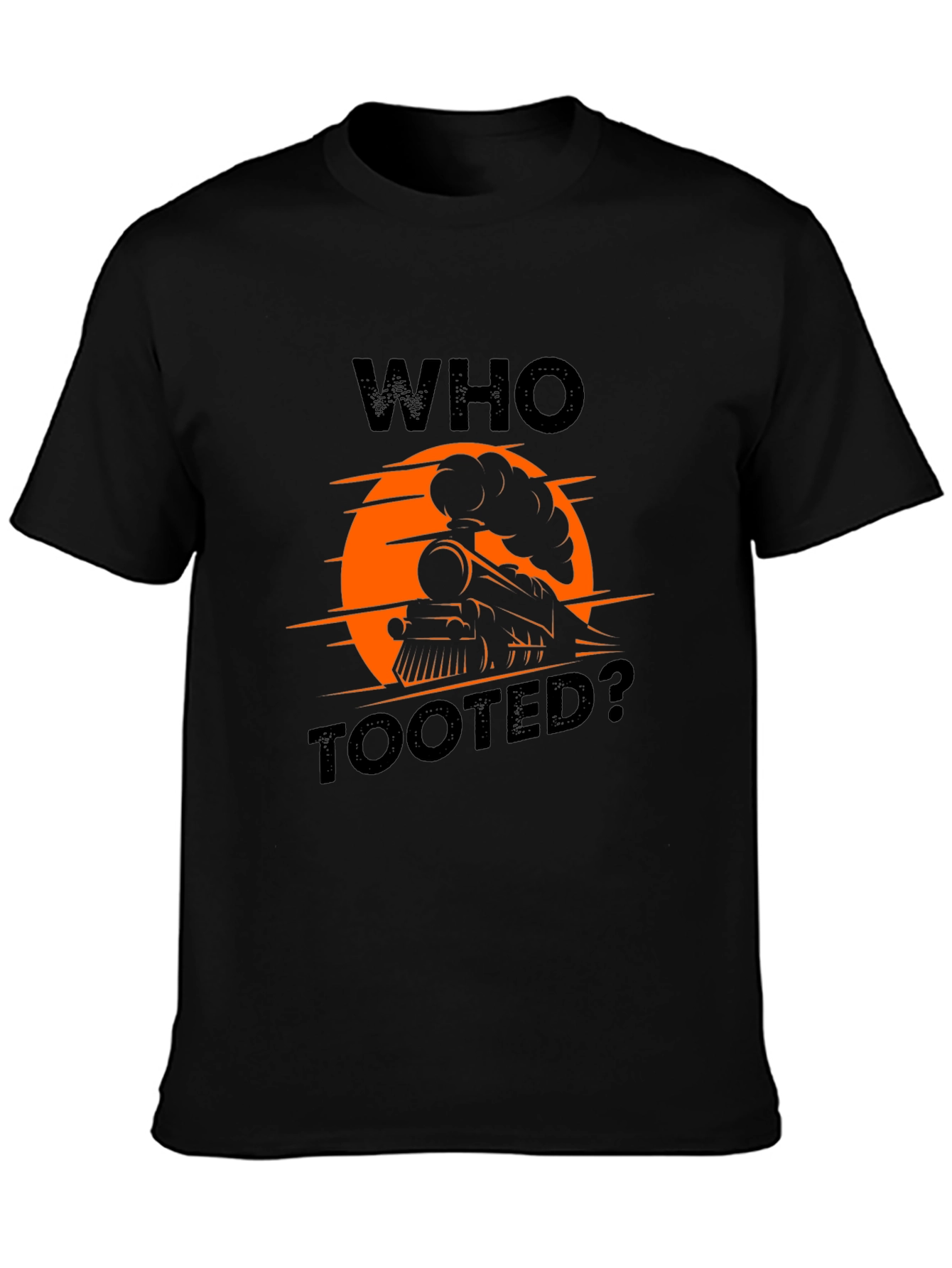 Who Tooted? Train Graphic T-Shirt