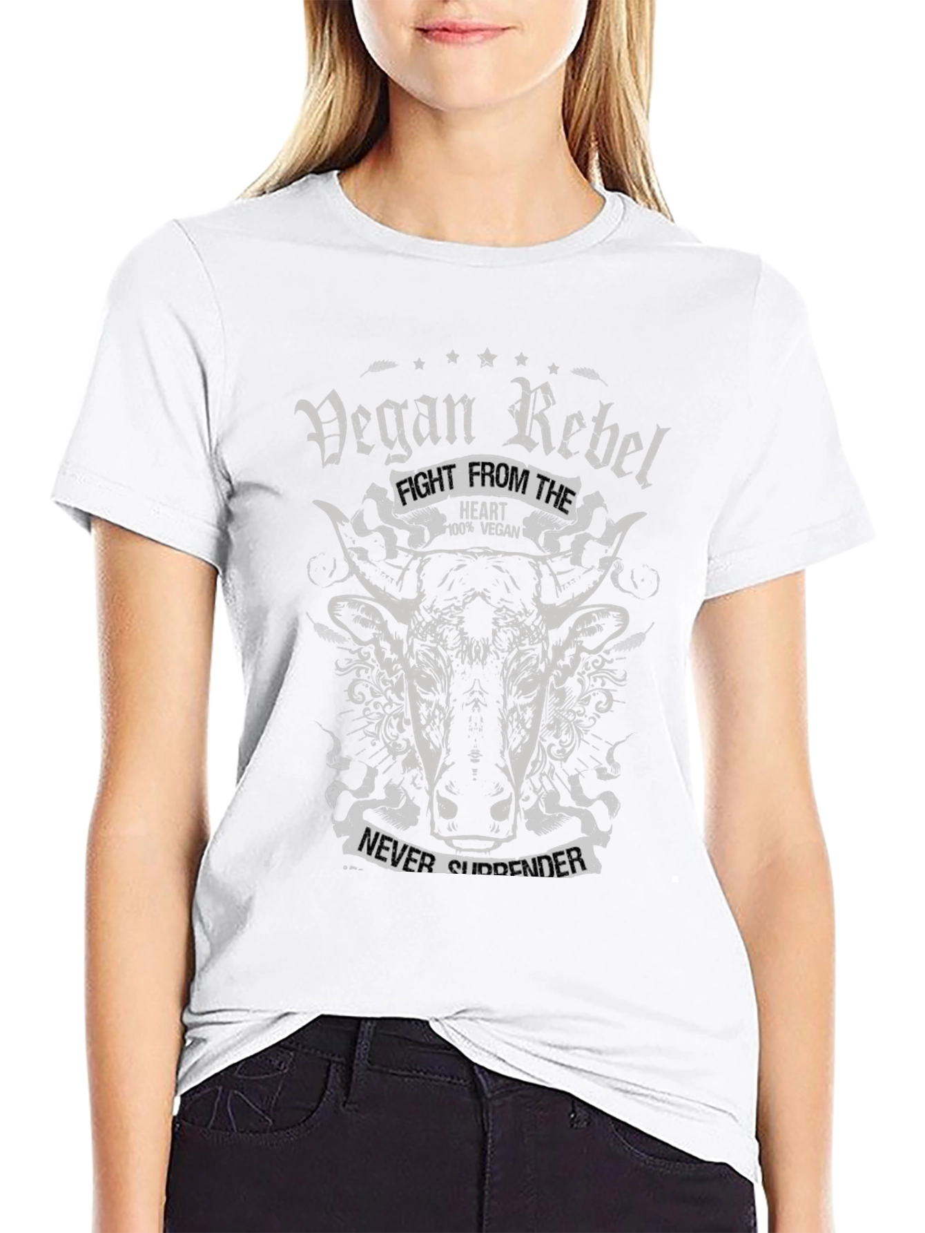Vegan Rebel T-Shirt - Fight from the Heart!