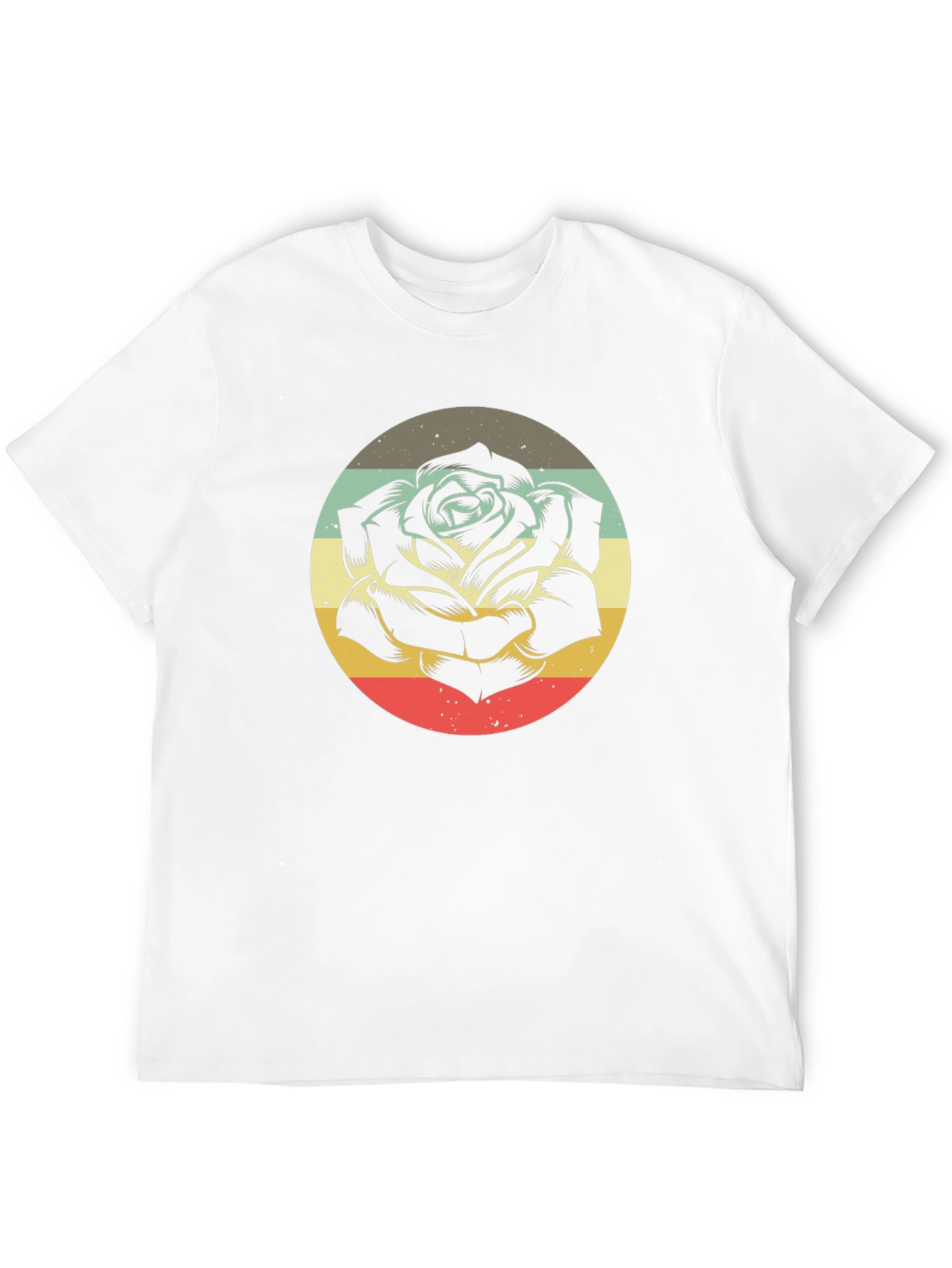 Retro Rose Graphic T-Shirt
