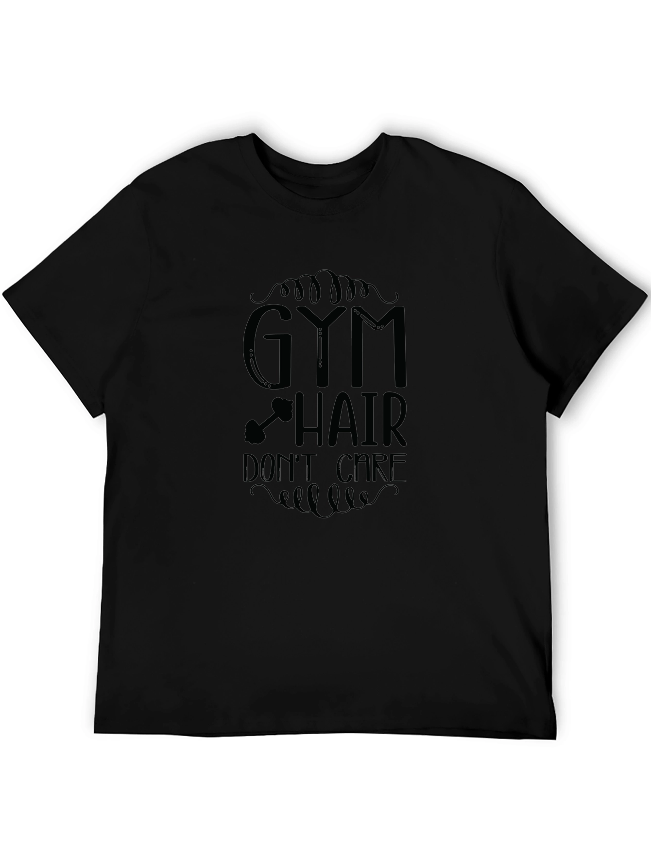 Gym Hair Dont Care Graphic Tee