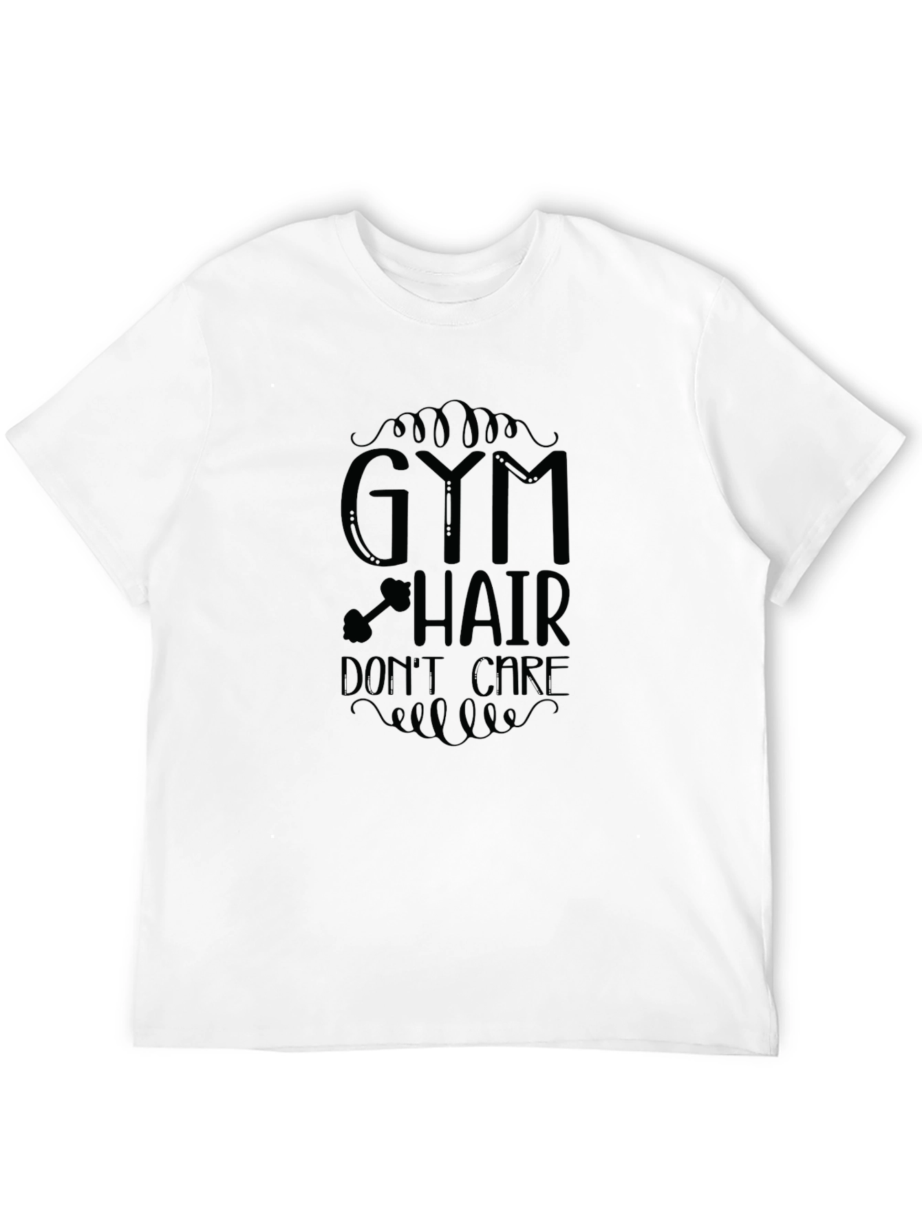 Gym Hair Dont Care Graphic Tee