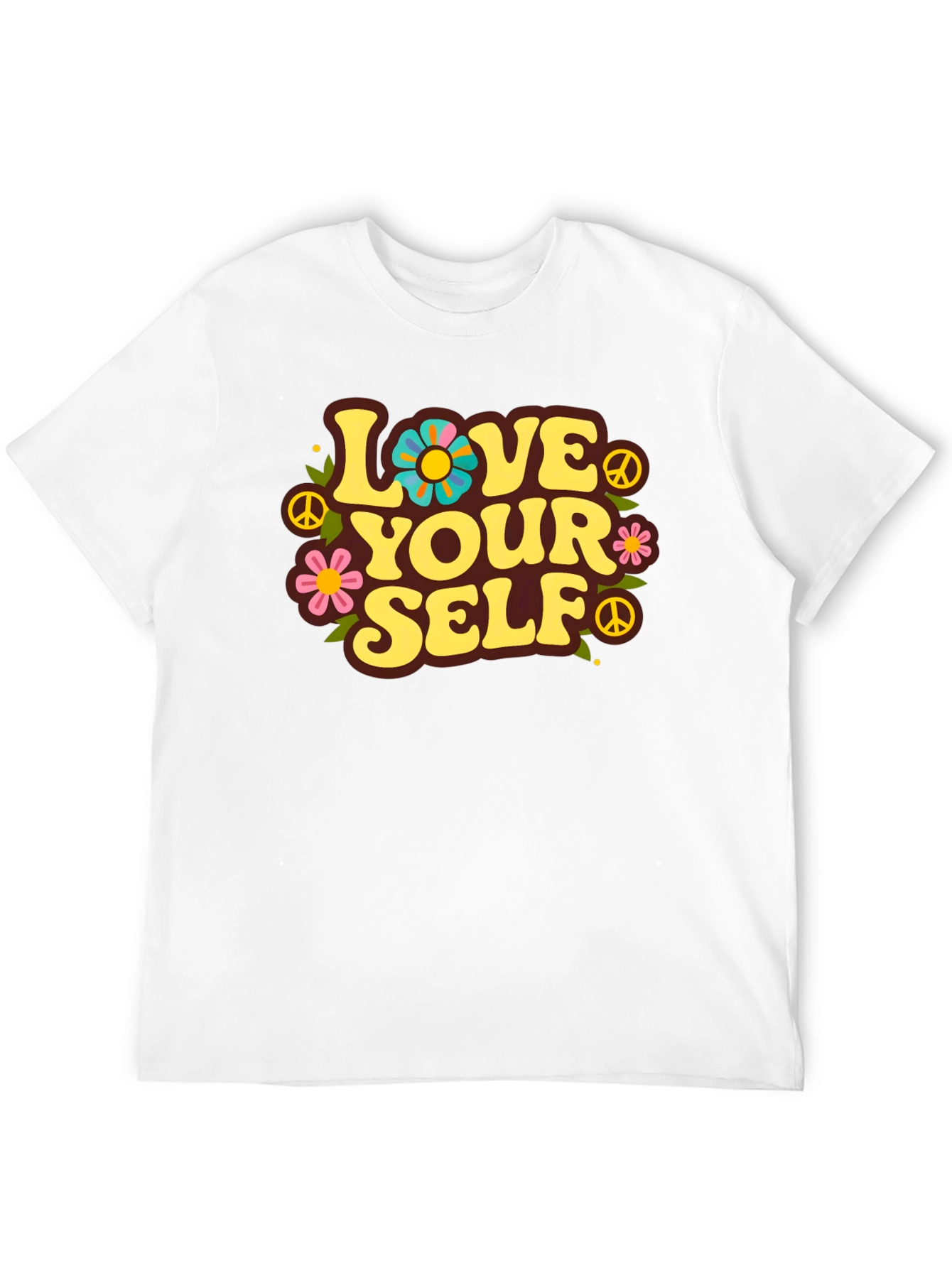 Love Yourself Retro Graphic T-Shirt