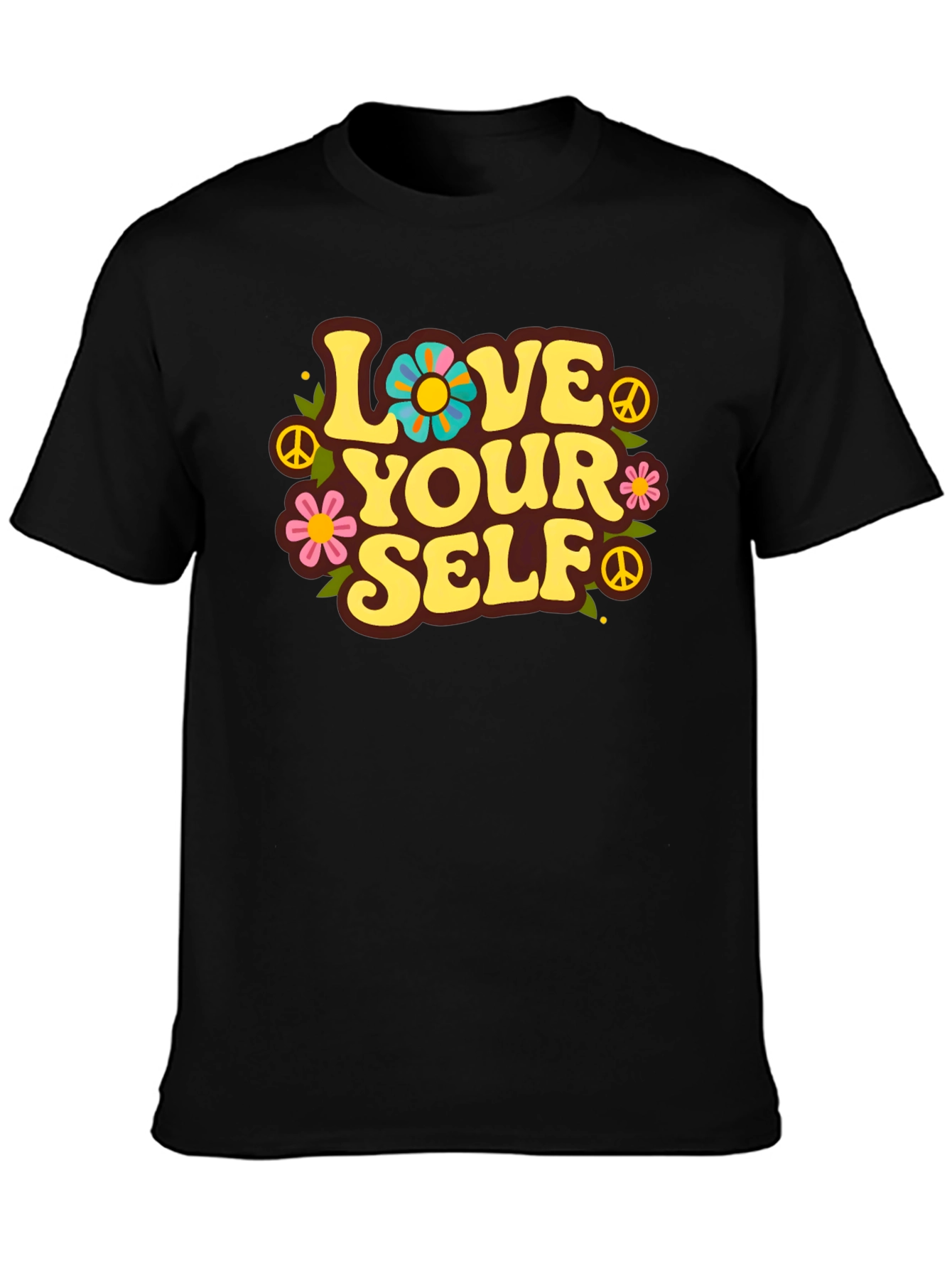 Love Yourself Retro Graphic T-Shirt