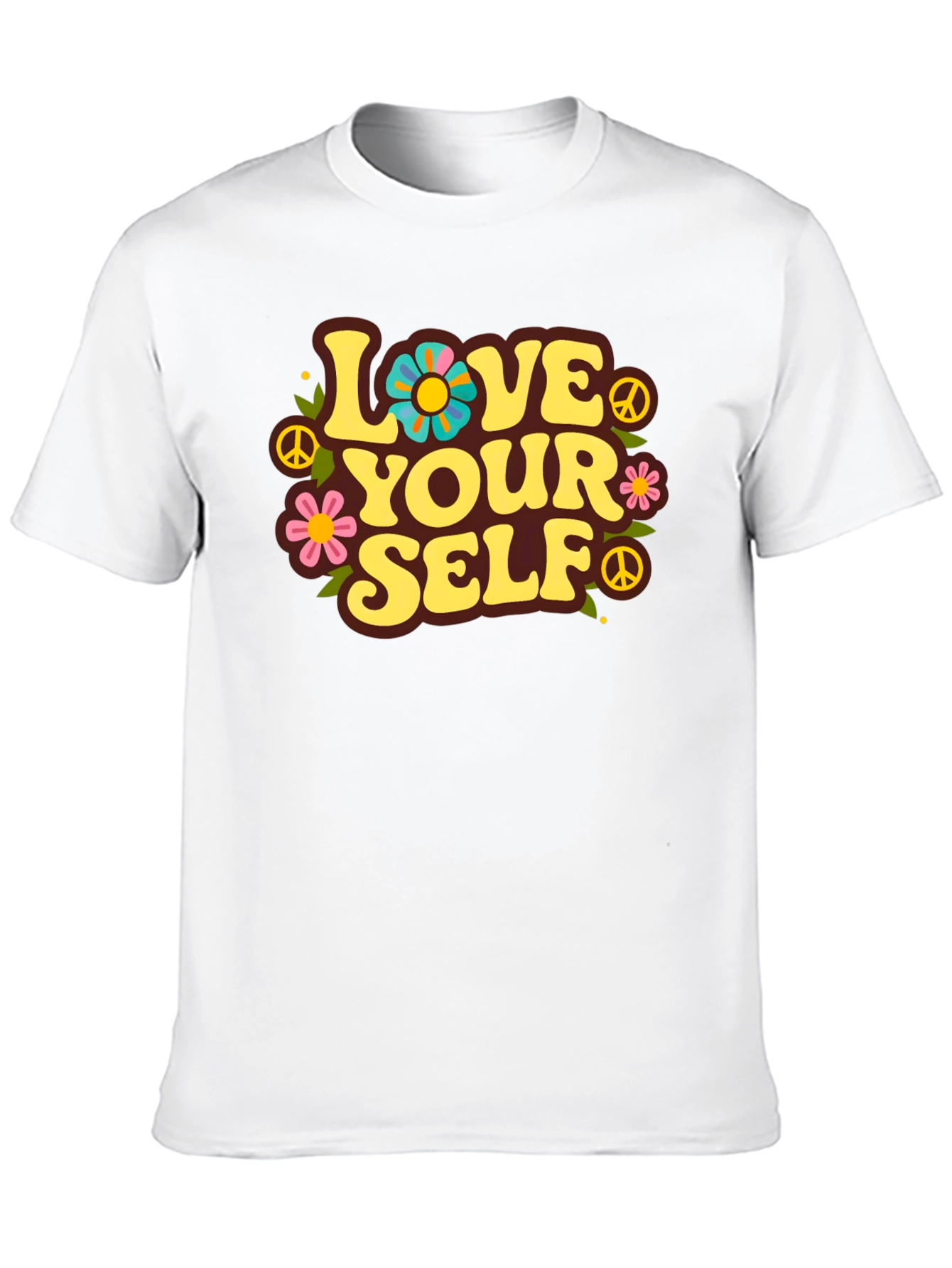 Love Yourself Retro Graphic T-Shirt